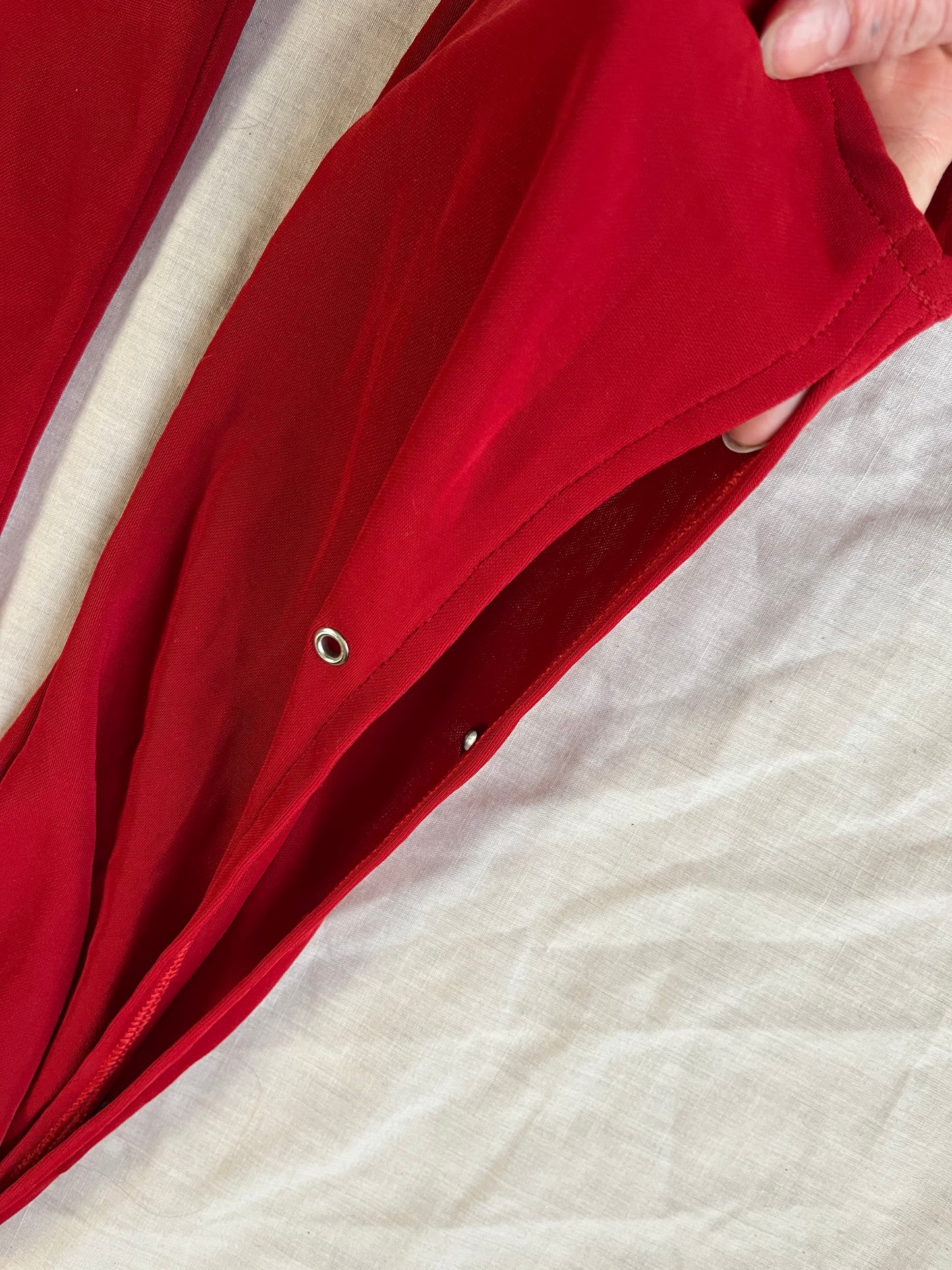 Red Cowl Neck Top UK 10-12