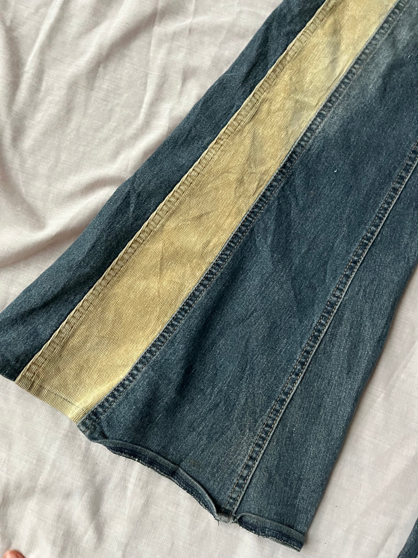 Corduroy Striped Jeans - UK 12