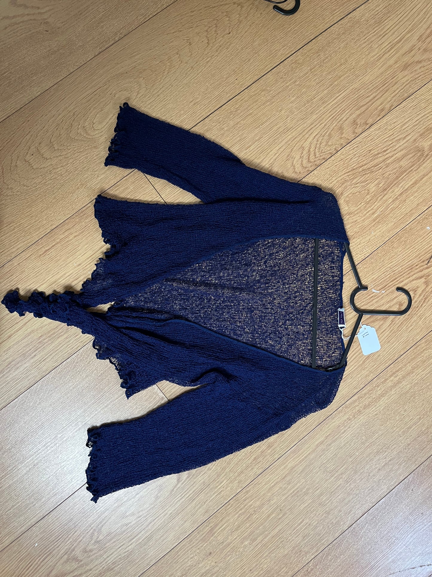 Blue Knit Cardi UK 6-12