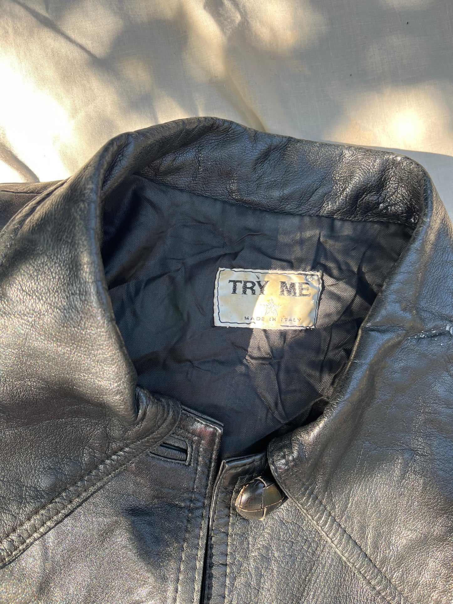 Jane Leather Jacket UK 6-8