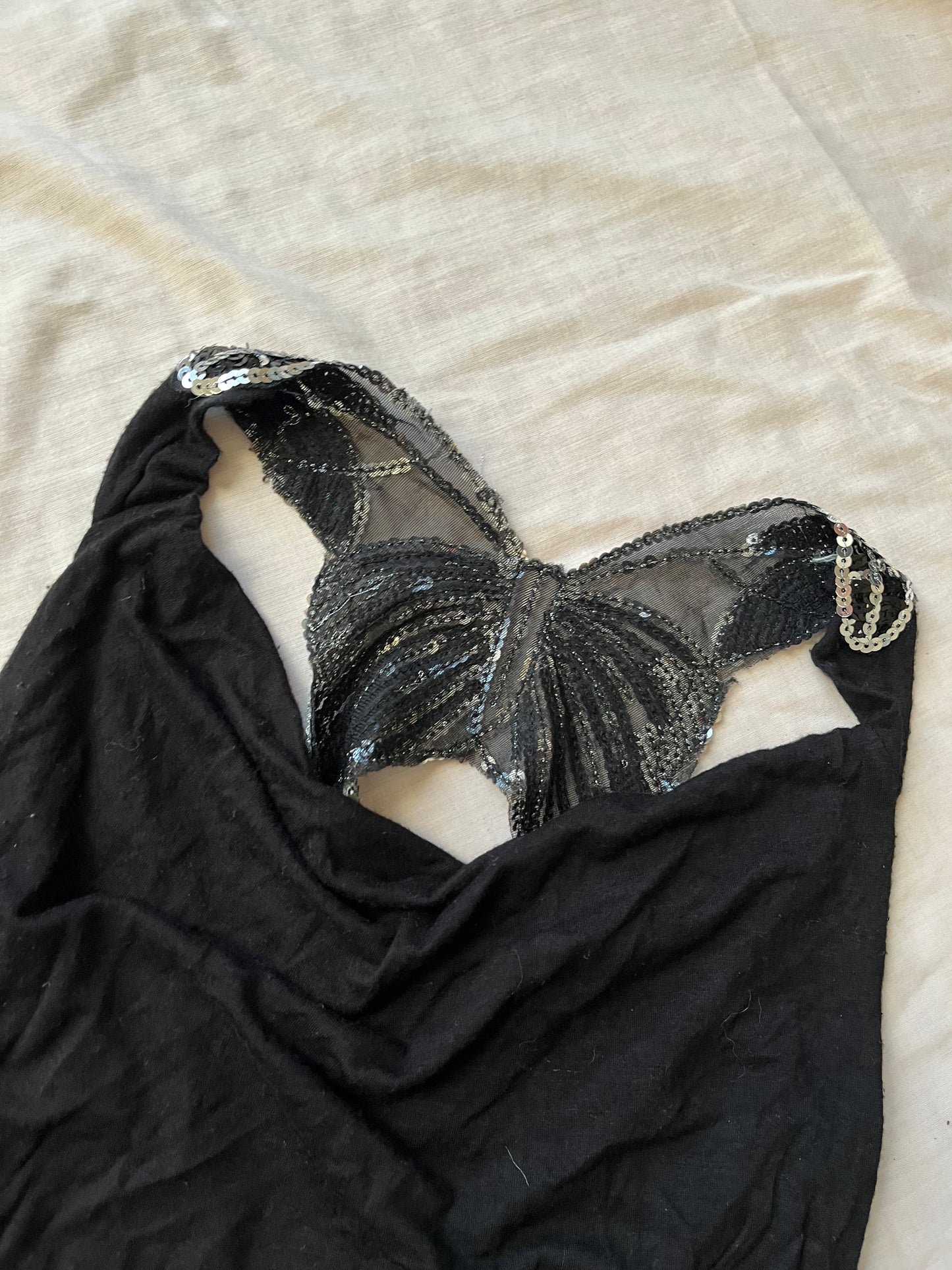 Butterfly Sequin Top - UK 8-10