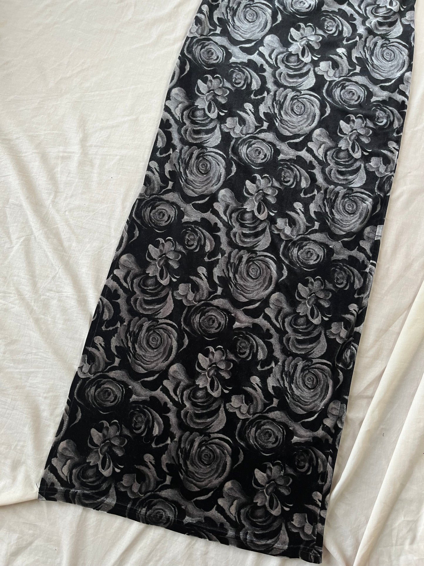 Floral Velvet Dress UK 12
