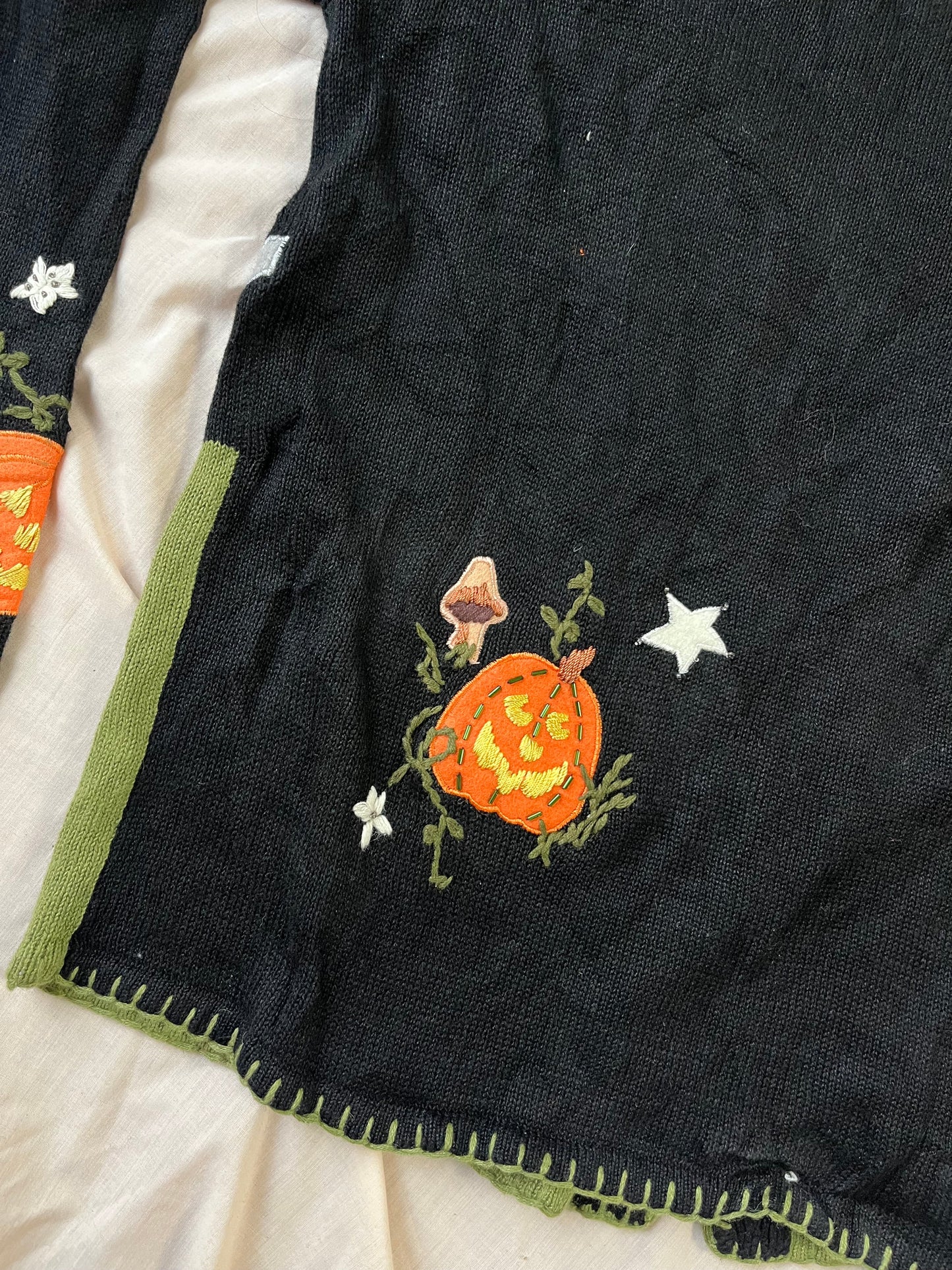Witching Hour 1990s Halloween Cardigan L/XL