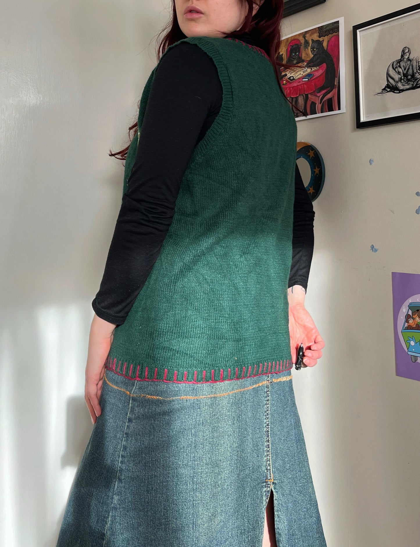 Frosty 1990s Sweater Vest UK 4-14