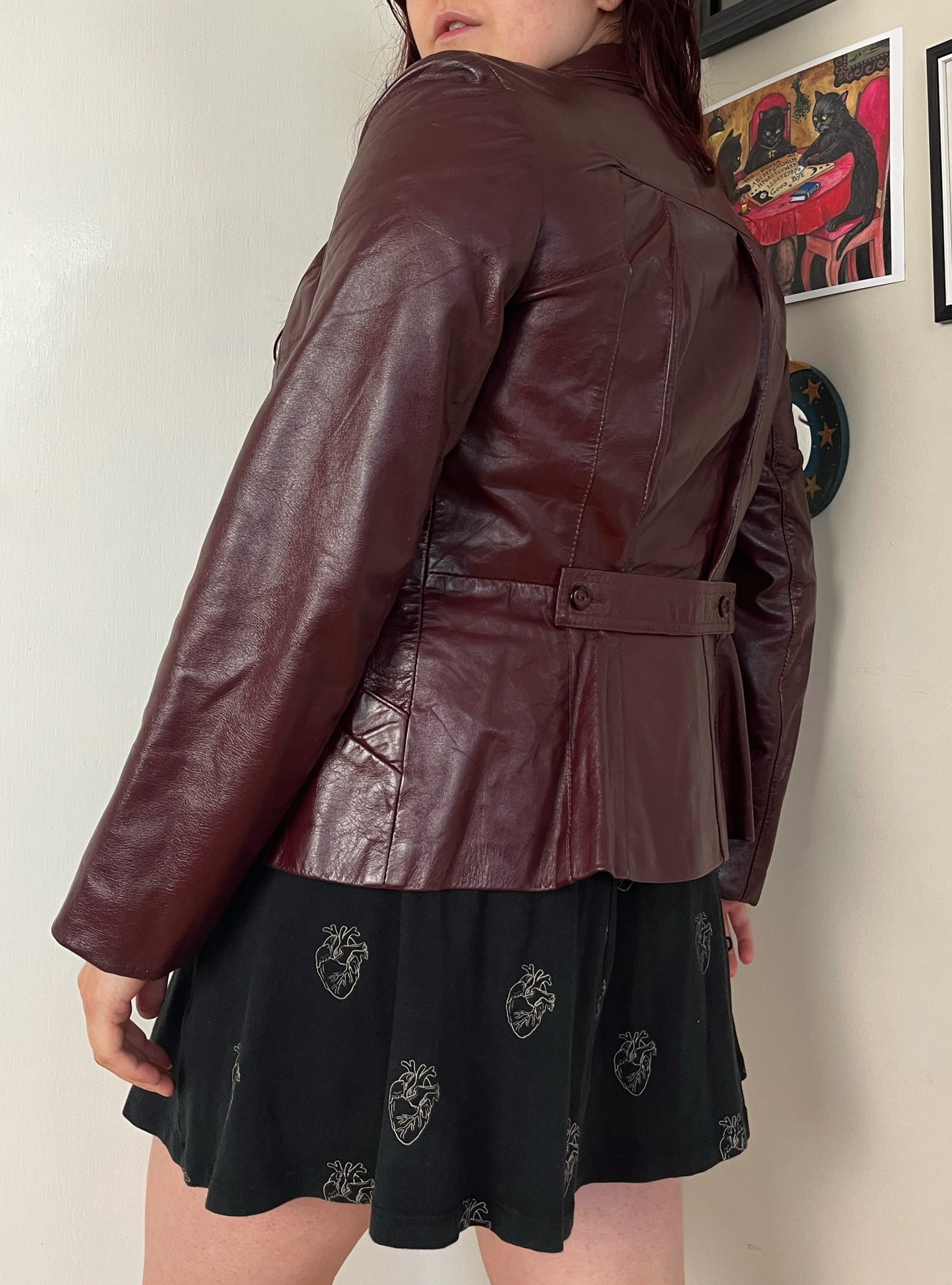 Winona Leather Jacket UK 8