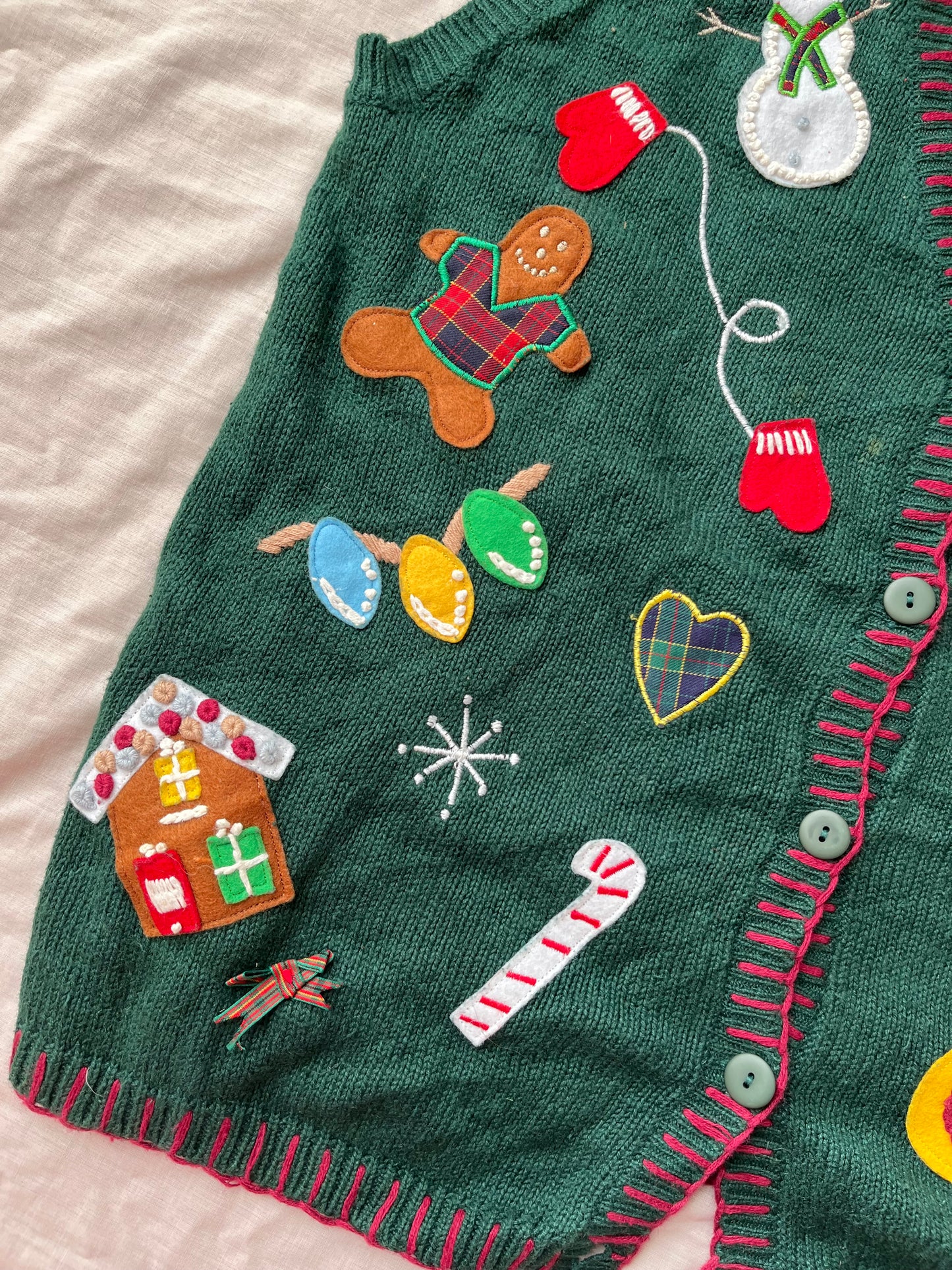 Frosty 1990s Sweater Vest UK 4-14