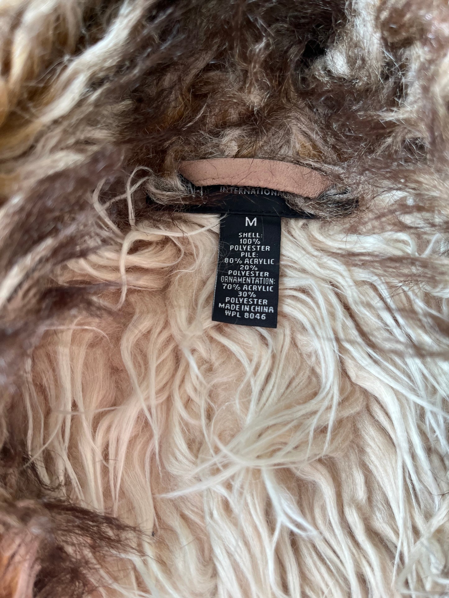 Brown Afghan Body Warmer - UK 12