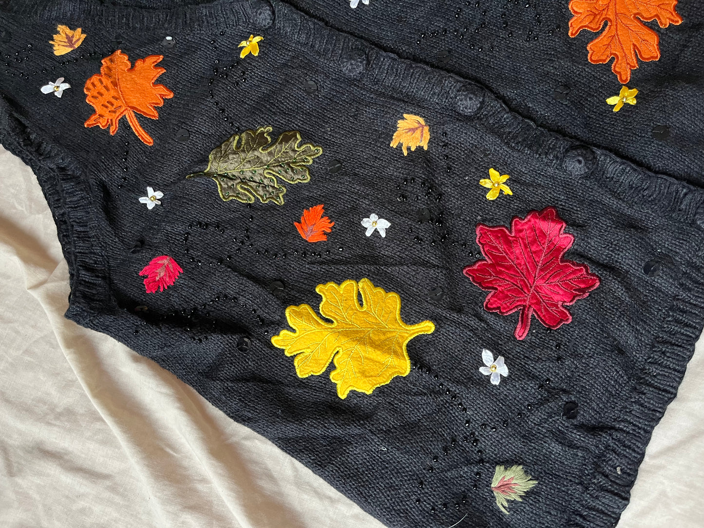 Falling Leaves Sweater Vest UK 6-18