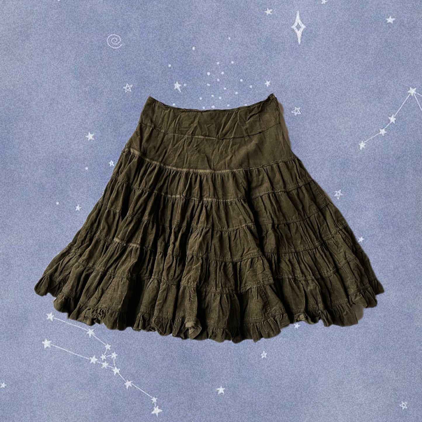 Brown Corduroy Fairy Skirt - UK 10