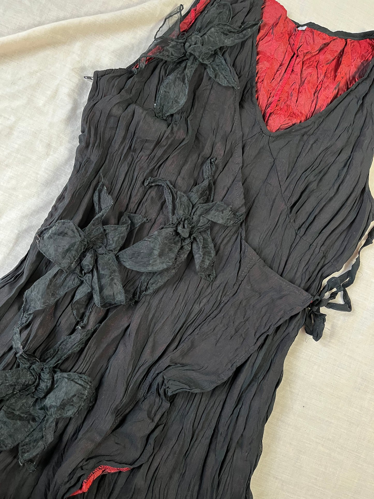 Black And Red Dress UK 10
