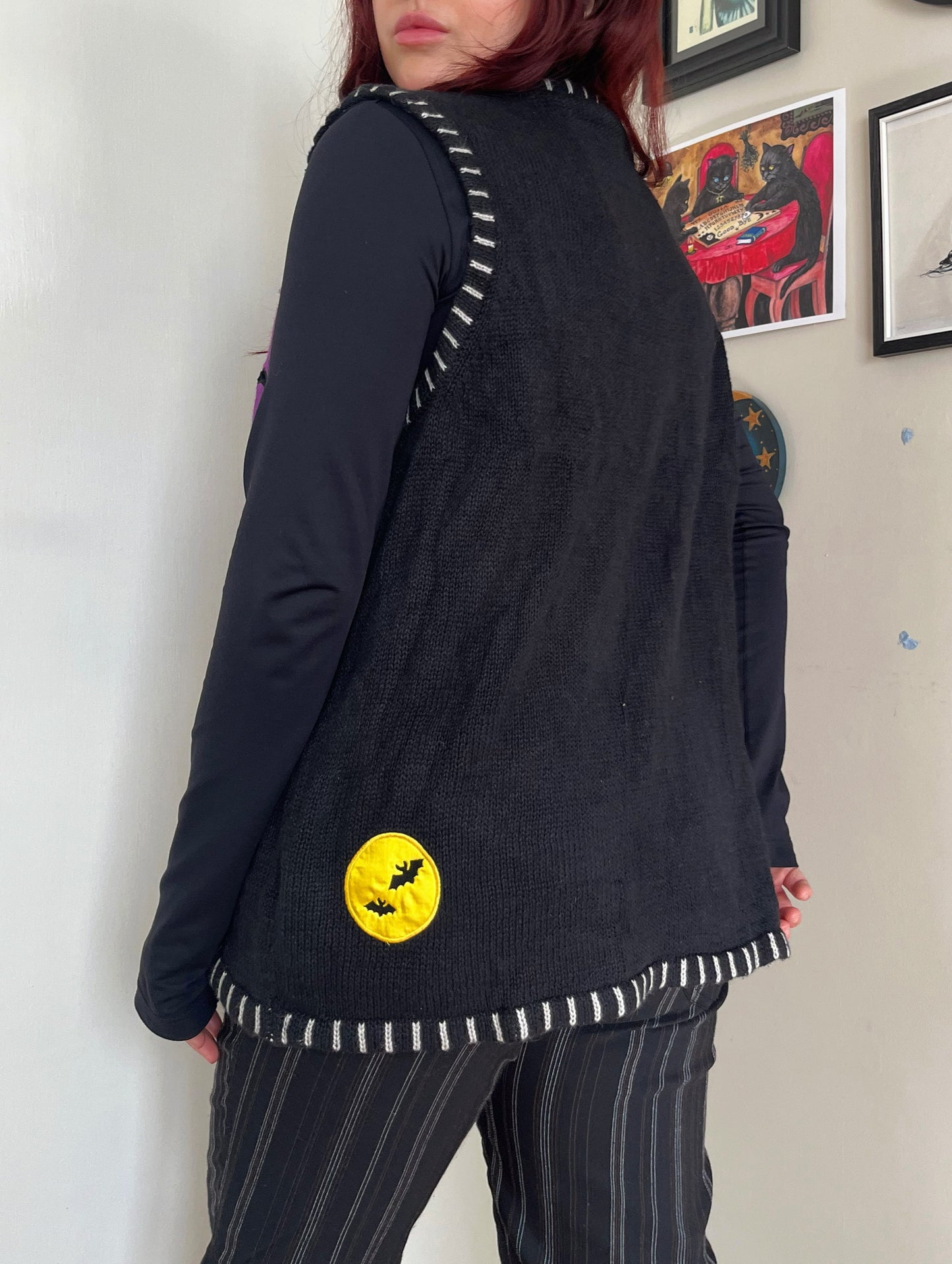 Hex 1990s Halloween Sweater Vest L/XL