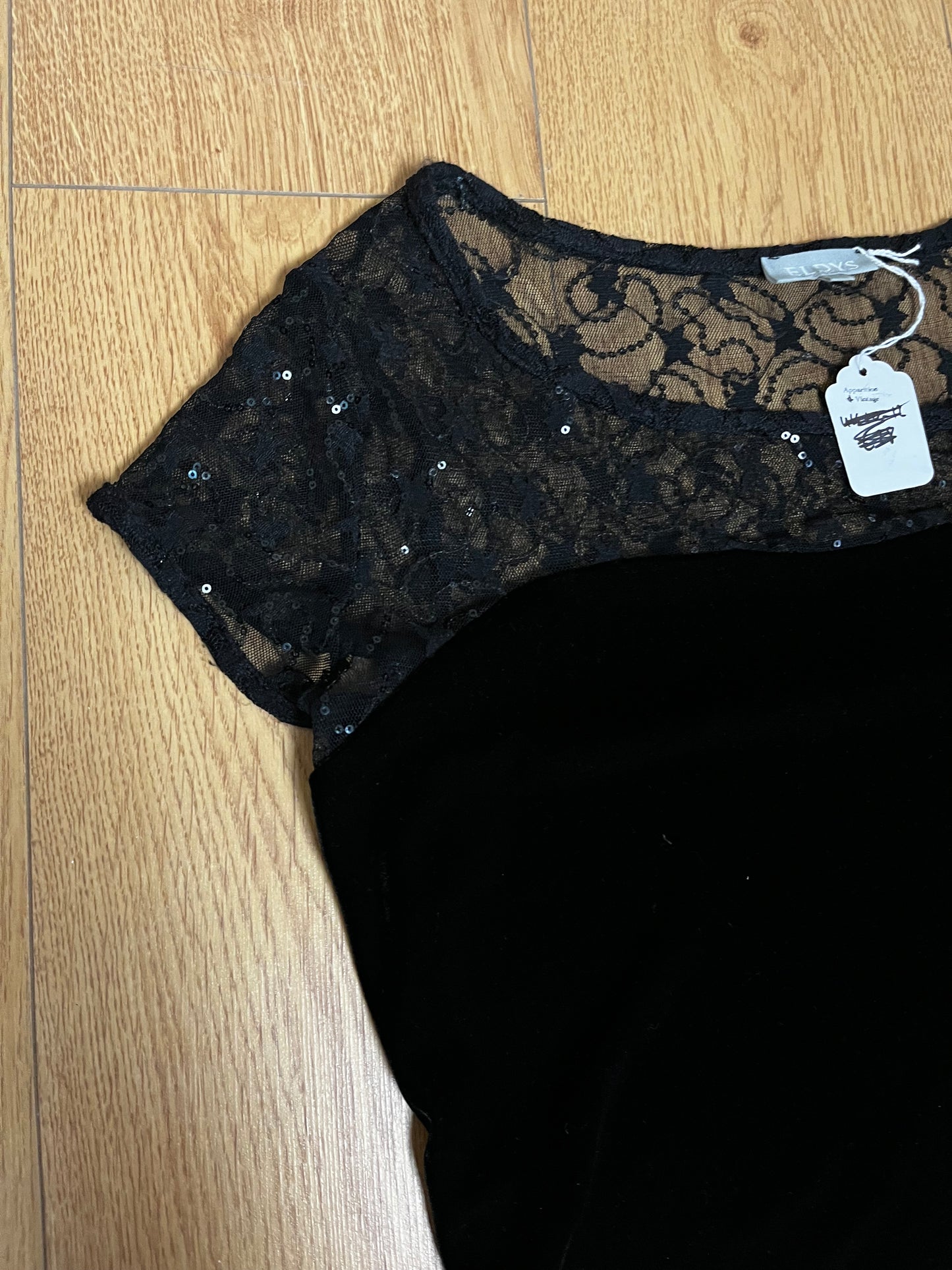 2000s Velvet Dress UK 12