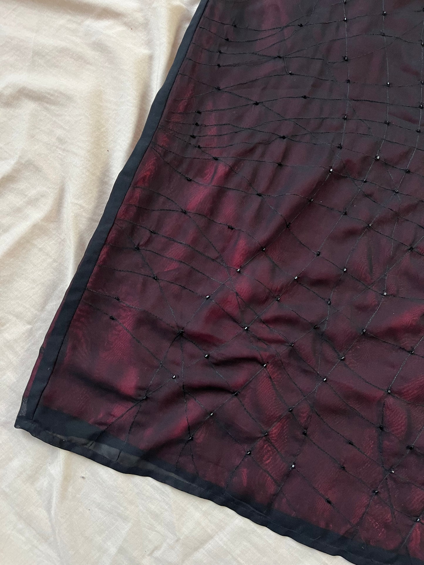 Beaded Mesh Skirt UK 8-10