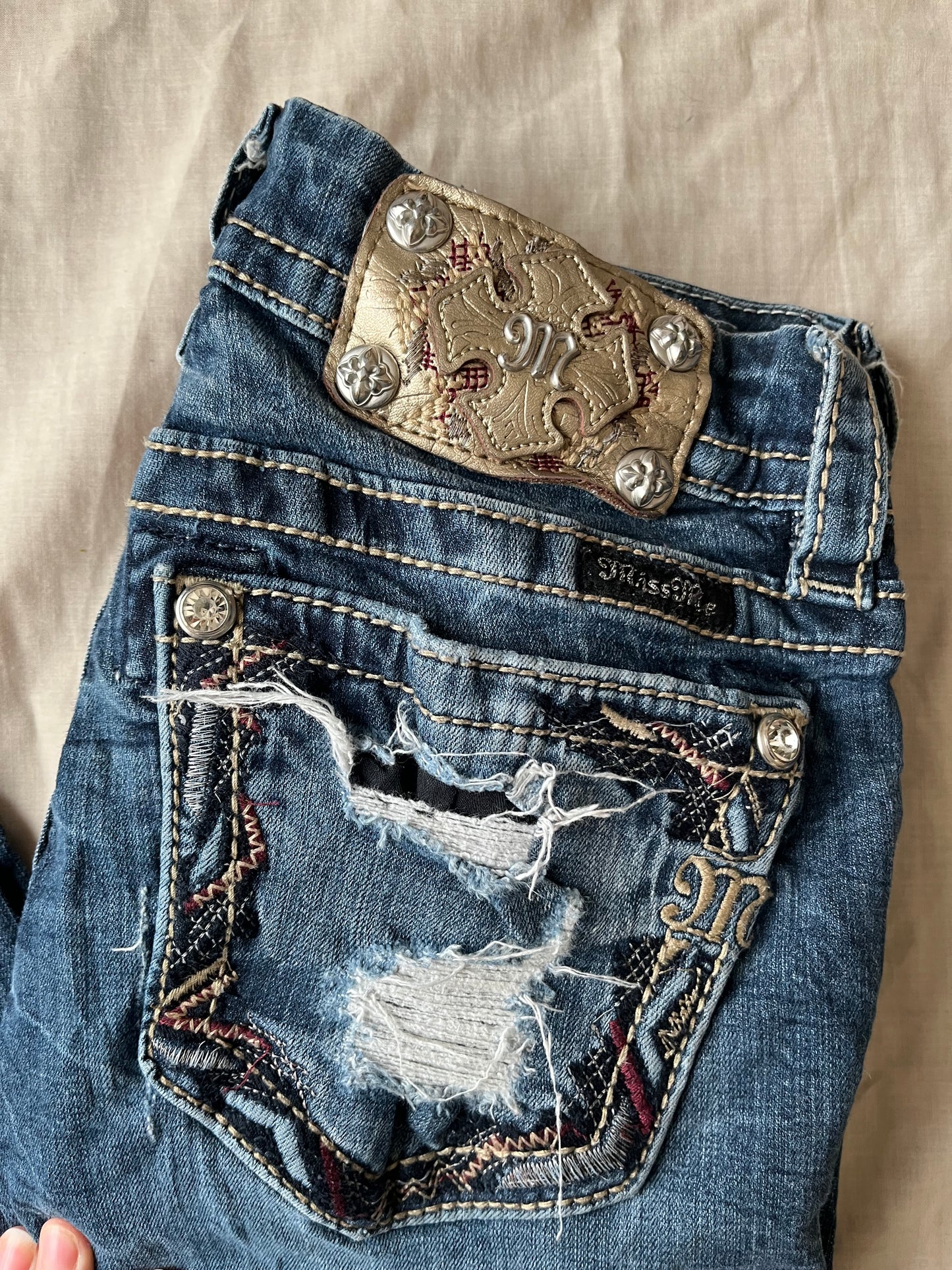 Y2K Miss Me Jeans UK 6