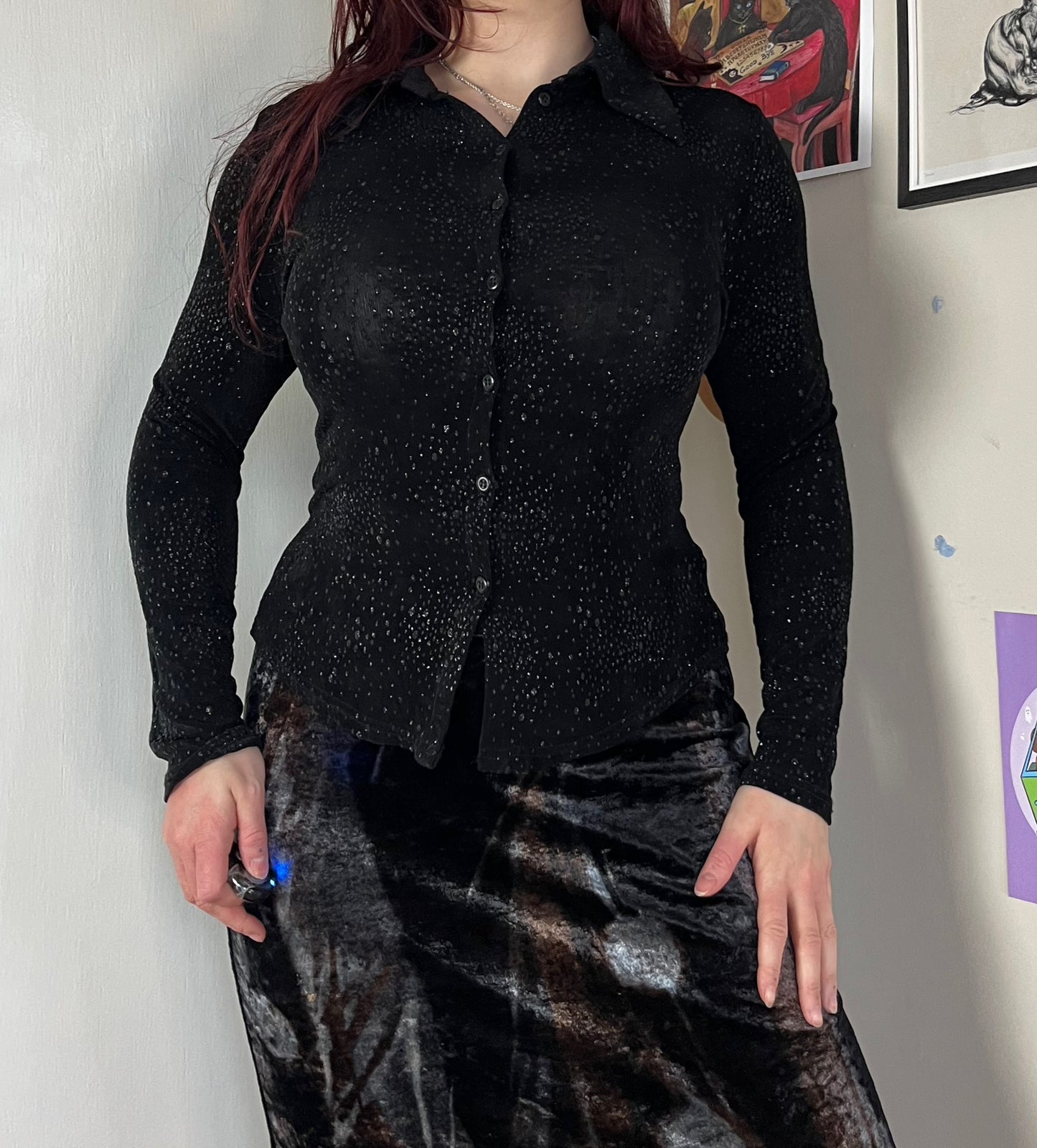 Glittery Top UK 8-10