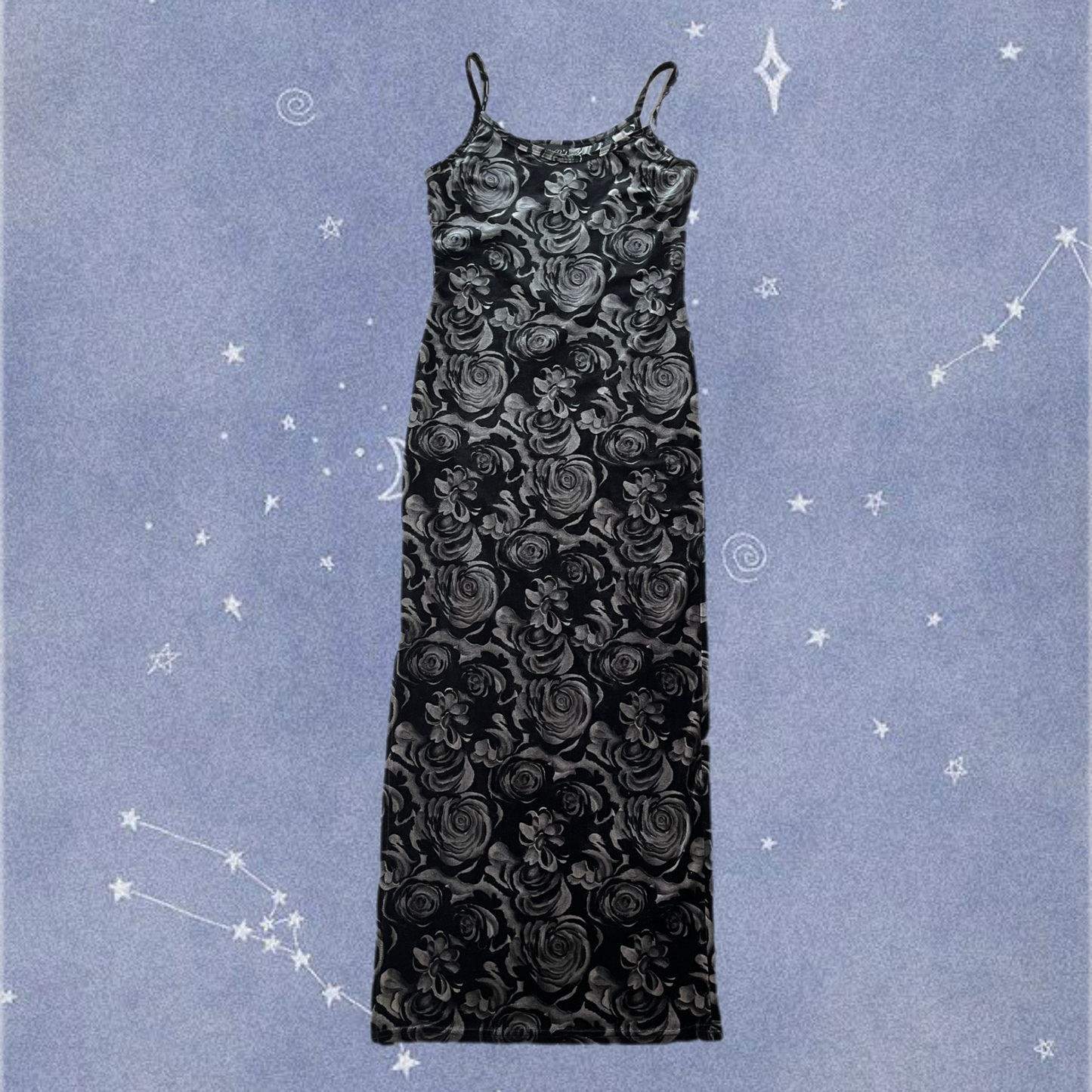 Floral Velvet Dress UK 12