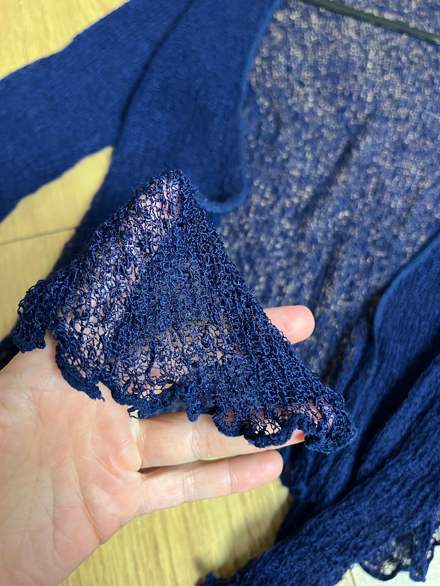 Blue Knit Cardi UK 6-12