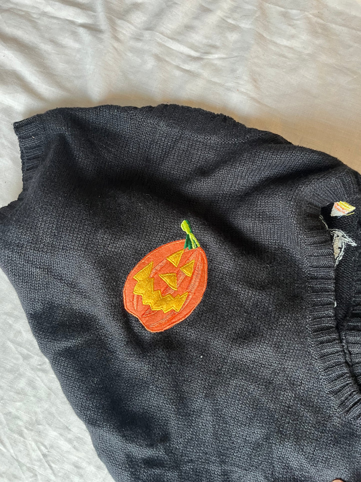 Samhain Celebrations 1990s Halloween Sweater Vest M