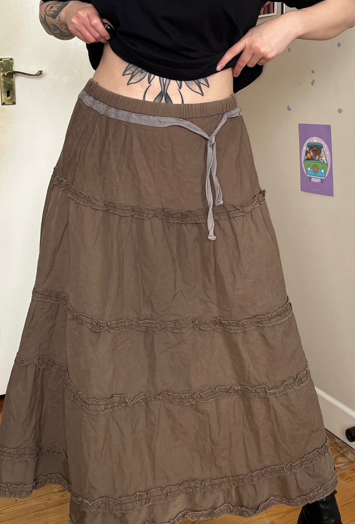 Tiered Boho Skirt UK 12-16