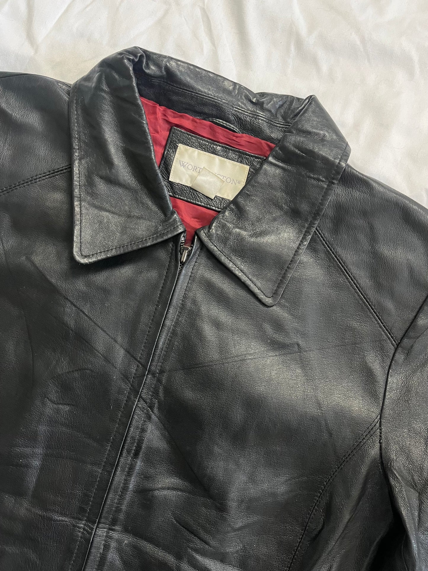 Nyx Leather Jacket UK 14-16/L