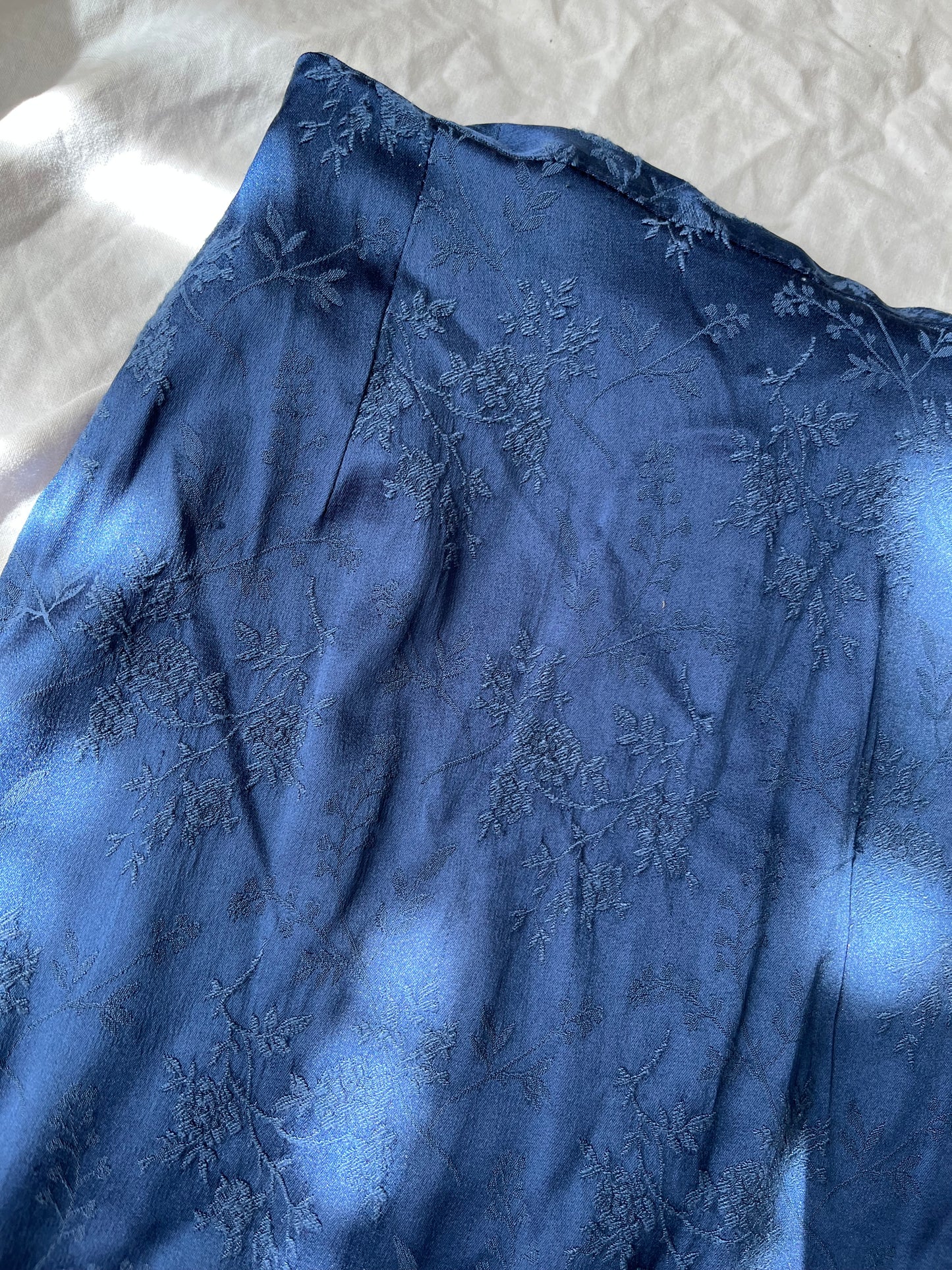 Blue Pencil Skirt UK 8