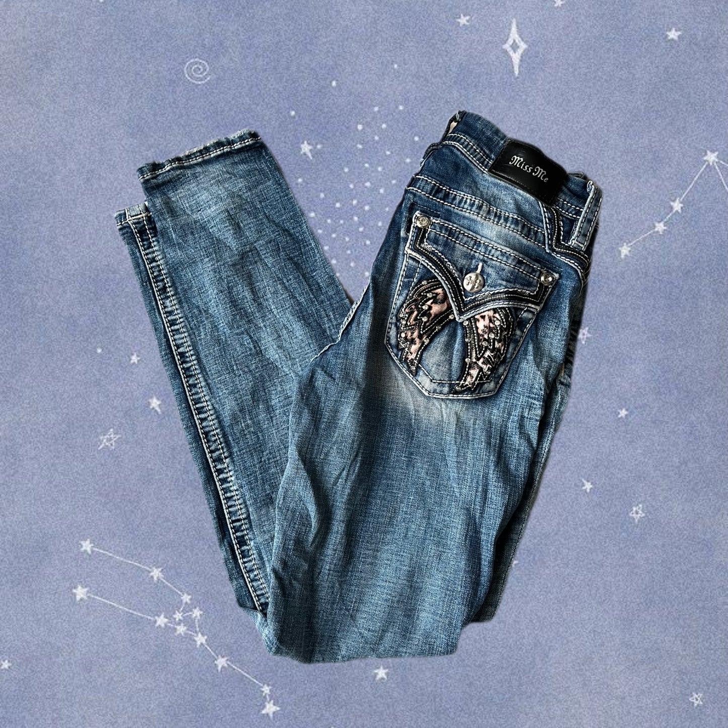 Y2K Miss Me Jeans UK 6-8