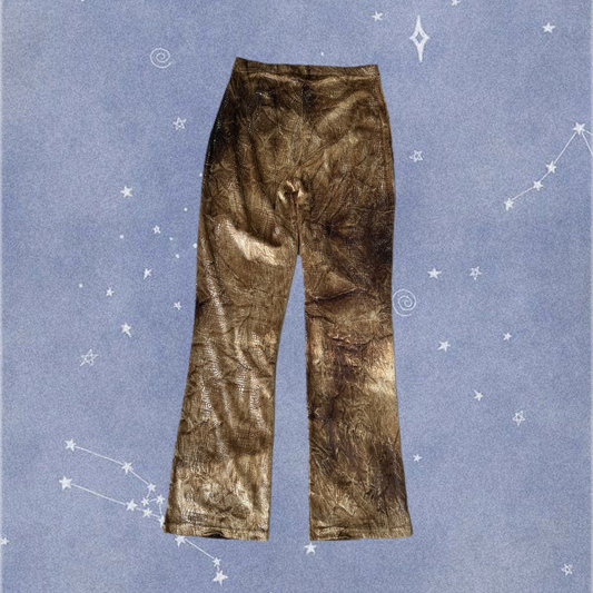 Velvet Brown Pants UK 12