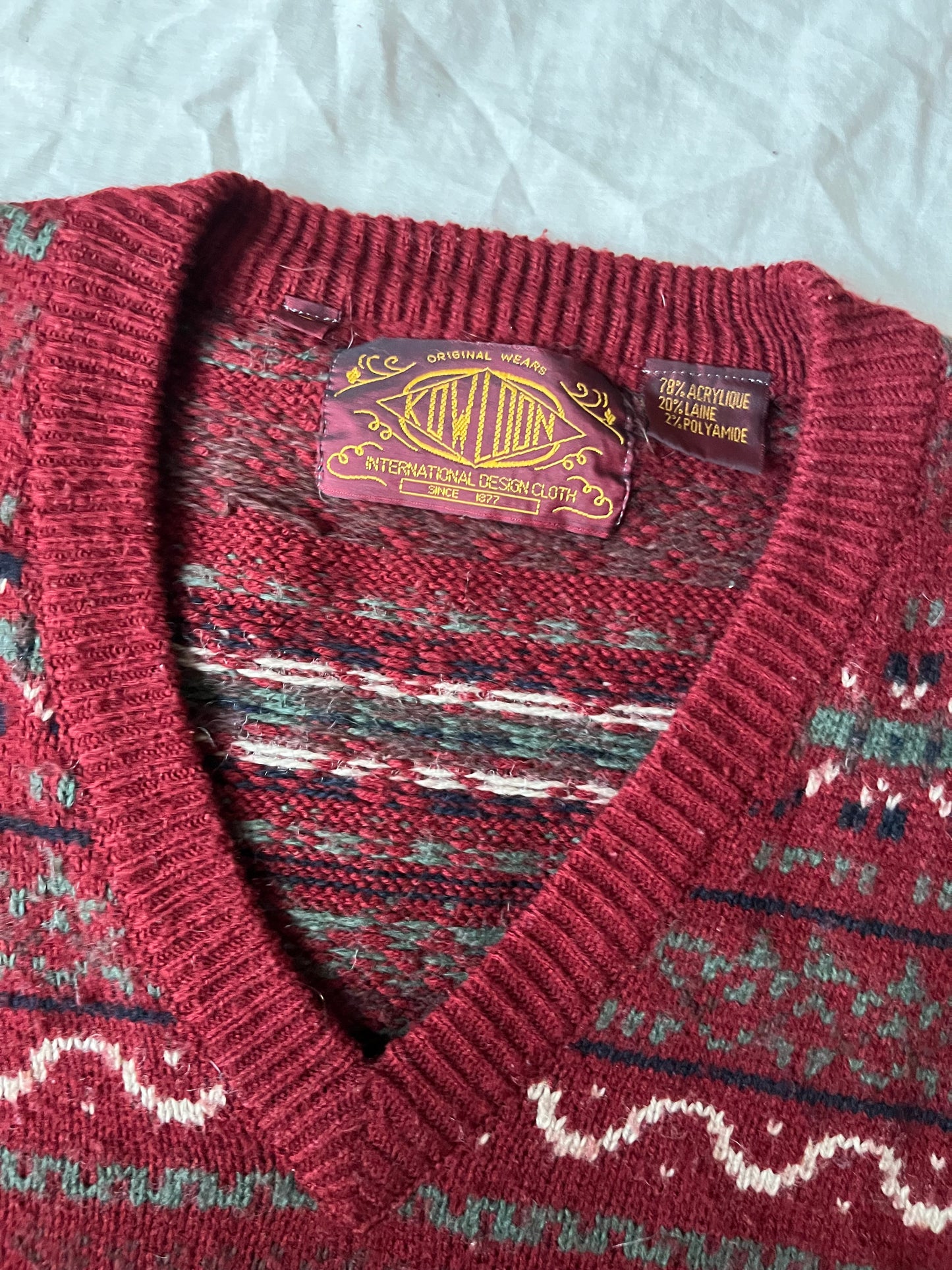 Clover Sweater Vest UK 6-20/XL