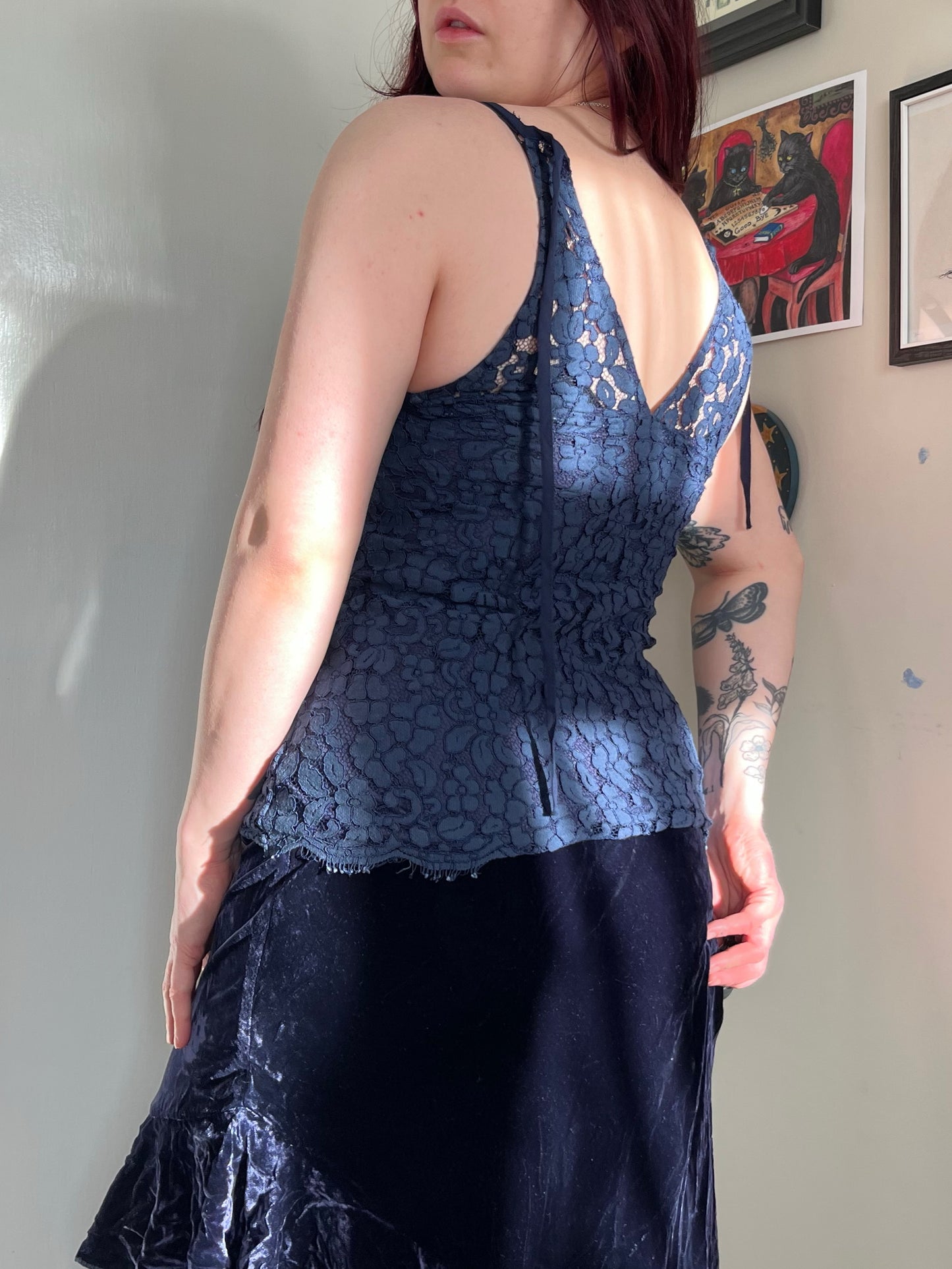 Lace Cami Top - UK 8