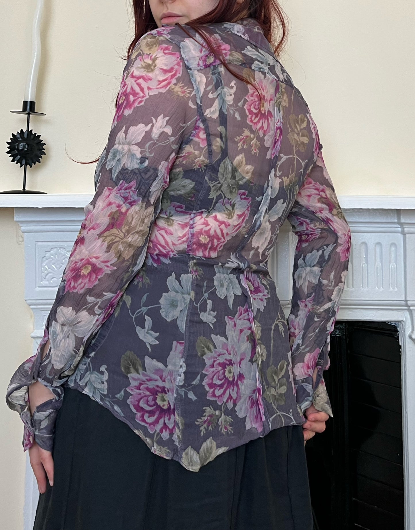 Chiffon Floral Top UK 10