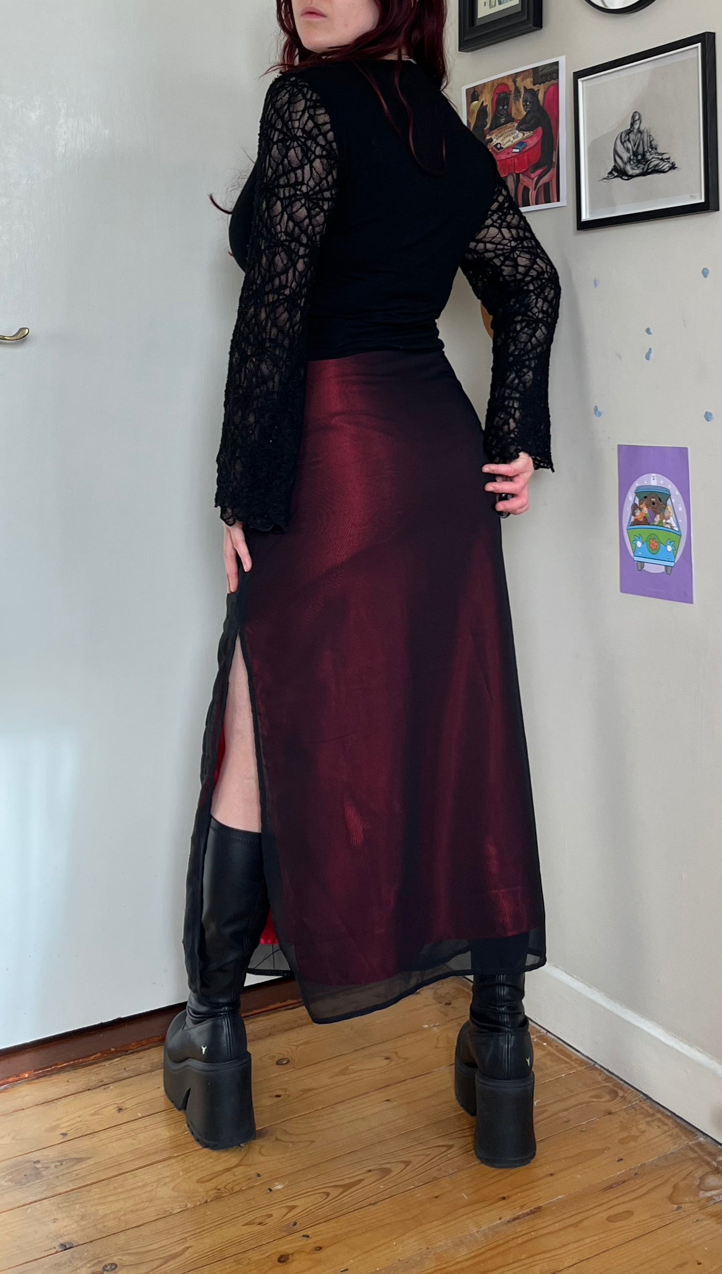 Beaded Mesh Skirt UK 8-10