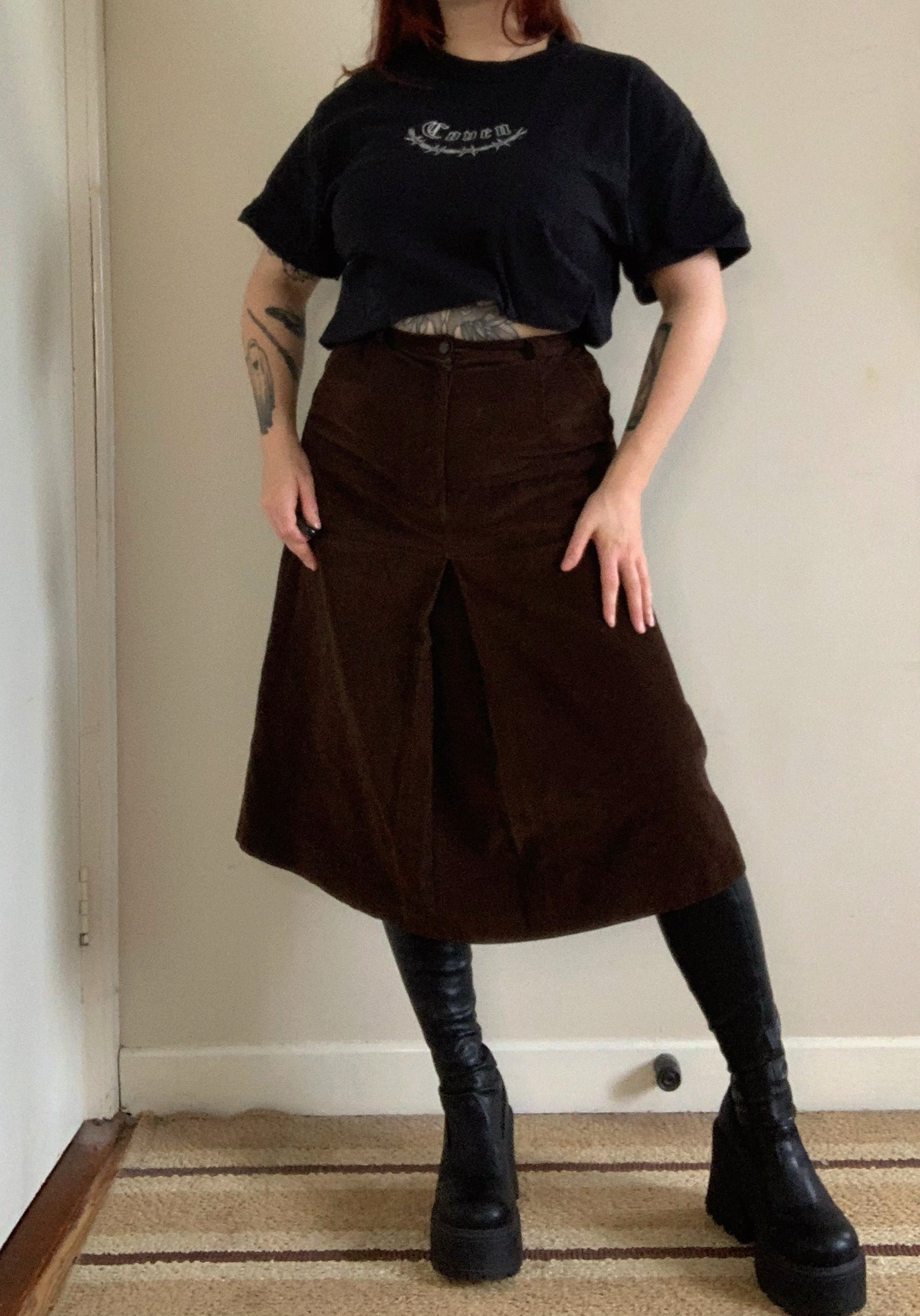 Clara 90s Corduroy Skirt UK 8/10