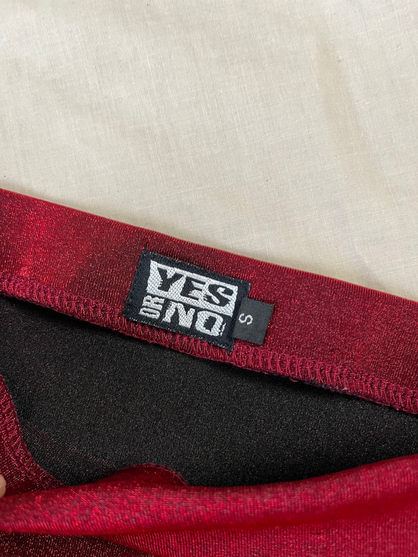 Red Maxi Skirt UK 8-10