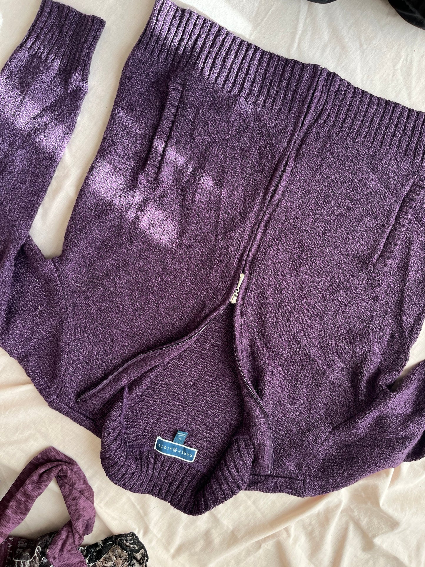 Purple Cardigan - UK 6-14