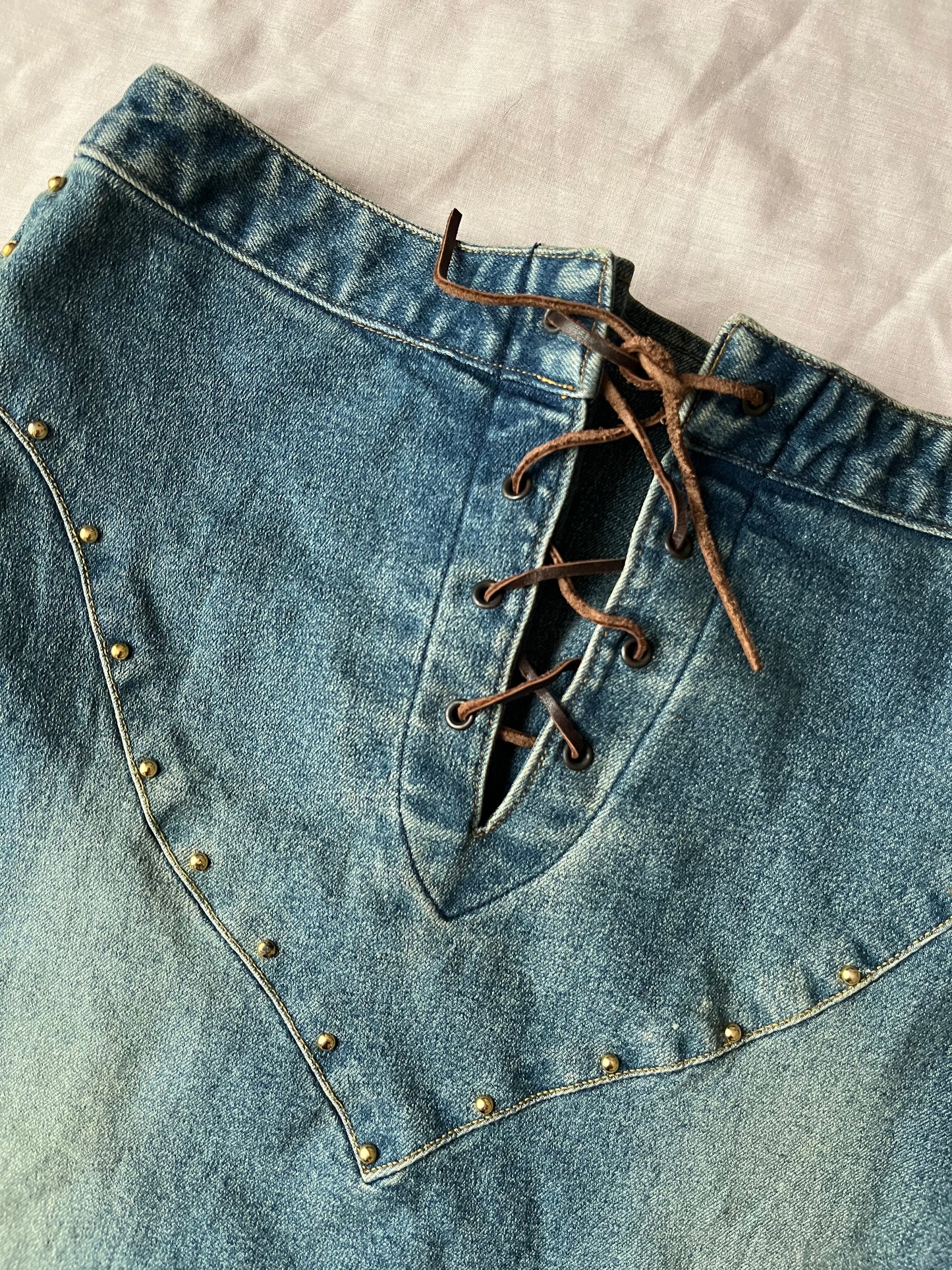 Denim Midi Skirt - UK 8-10