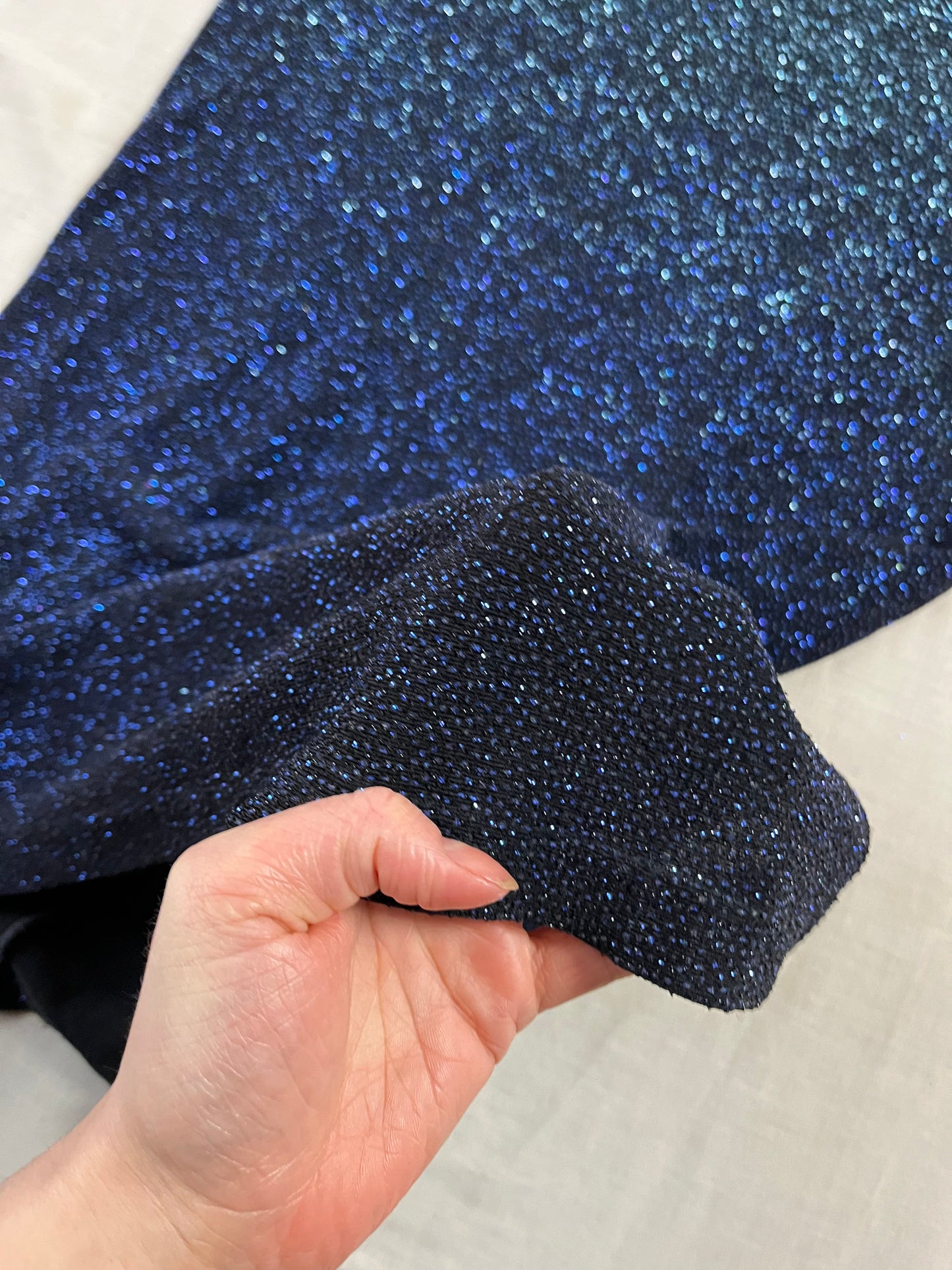 Blue Glitter Evening Dress - UK 8-10