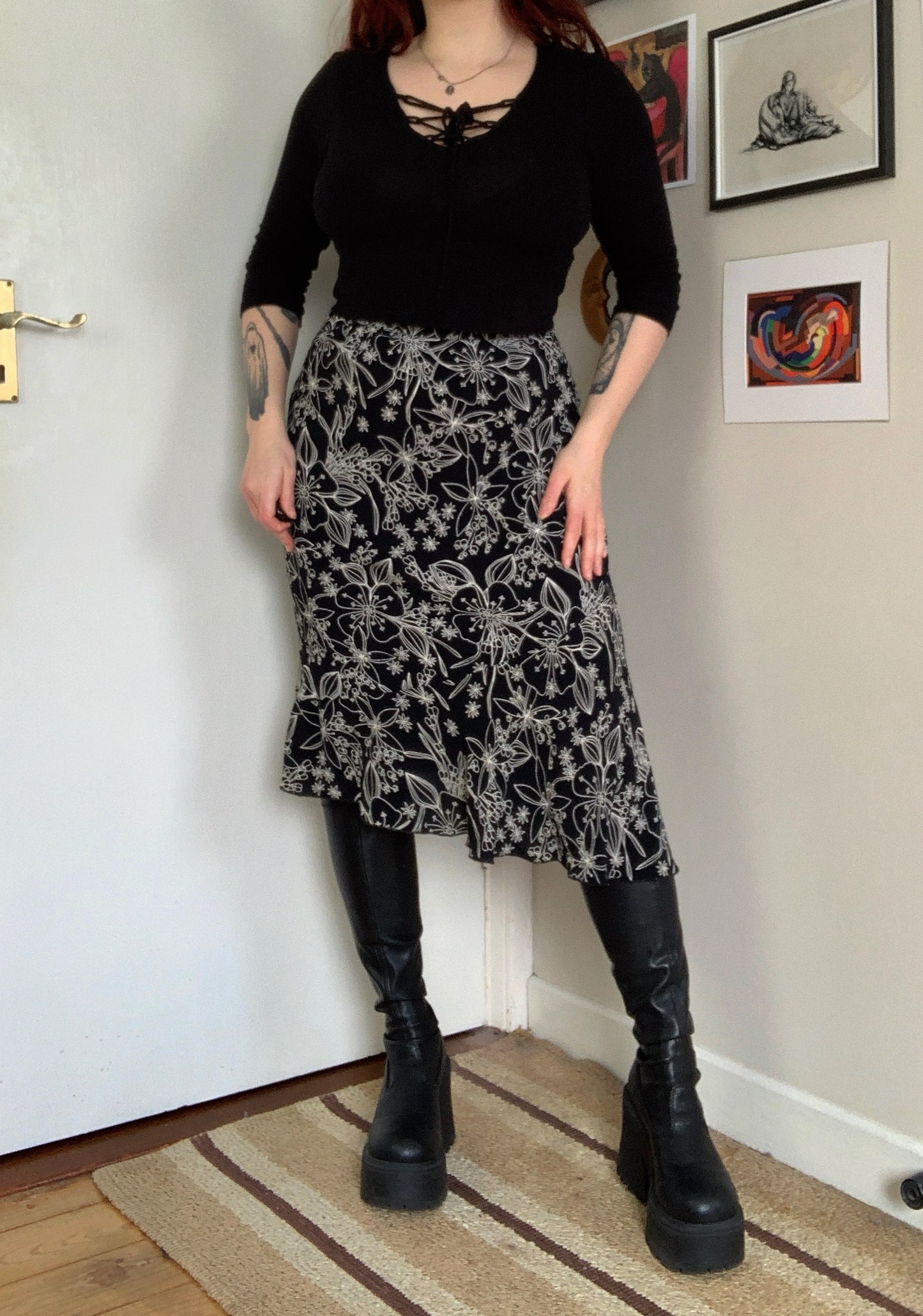 Charlotte 90s Skirt UK 10