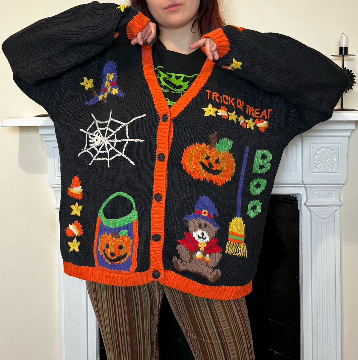 Trick Or Treat Cardigan XL