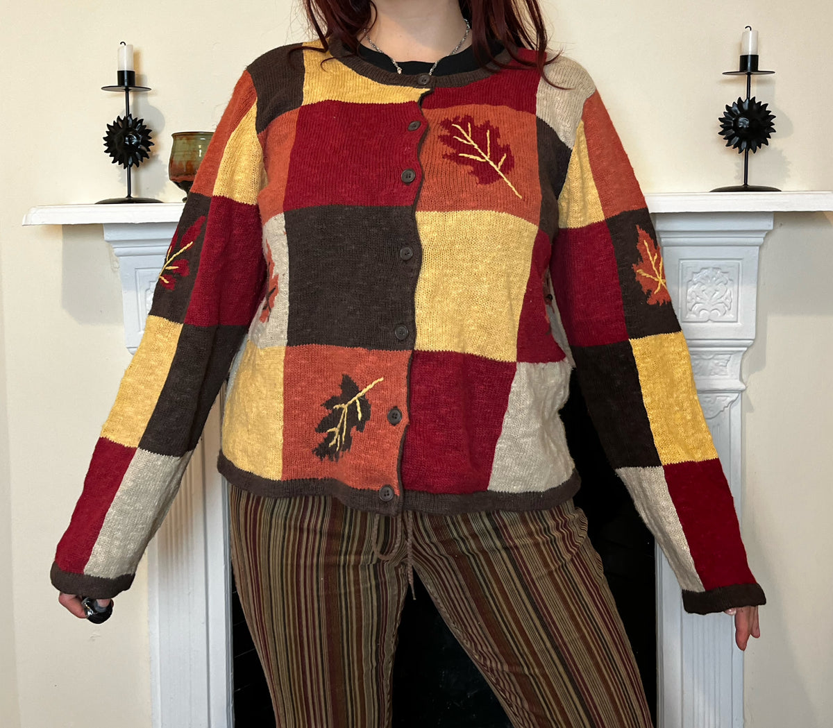 Patchwork Cardigan L