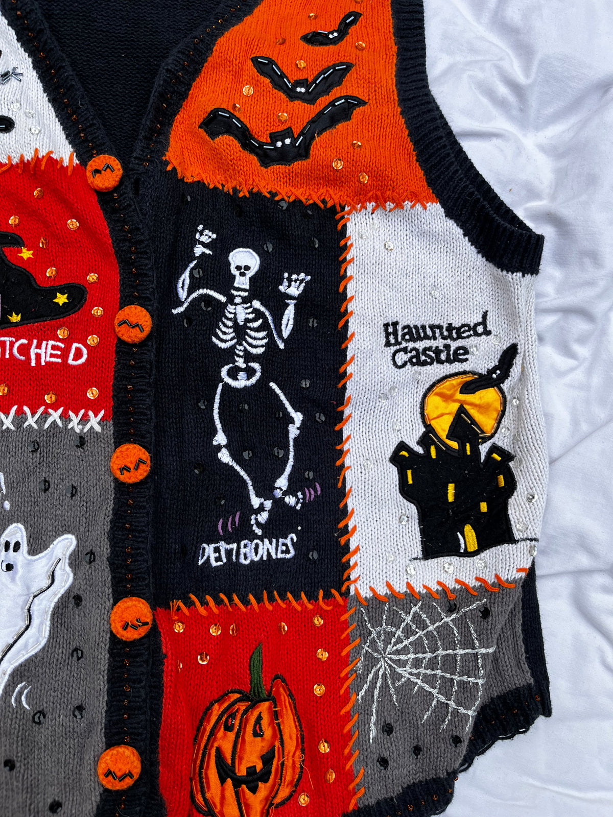 Halloween Sweater Vest M
