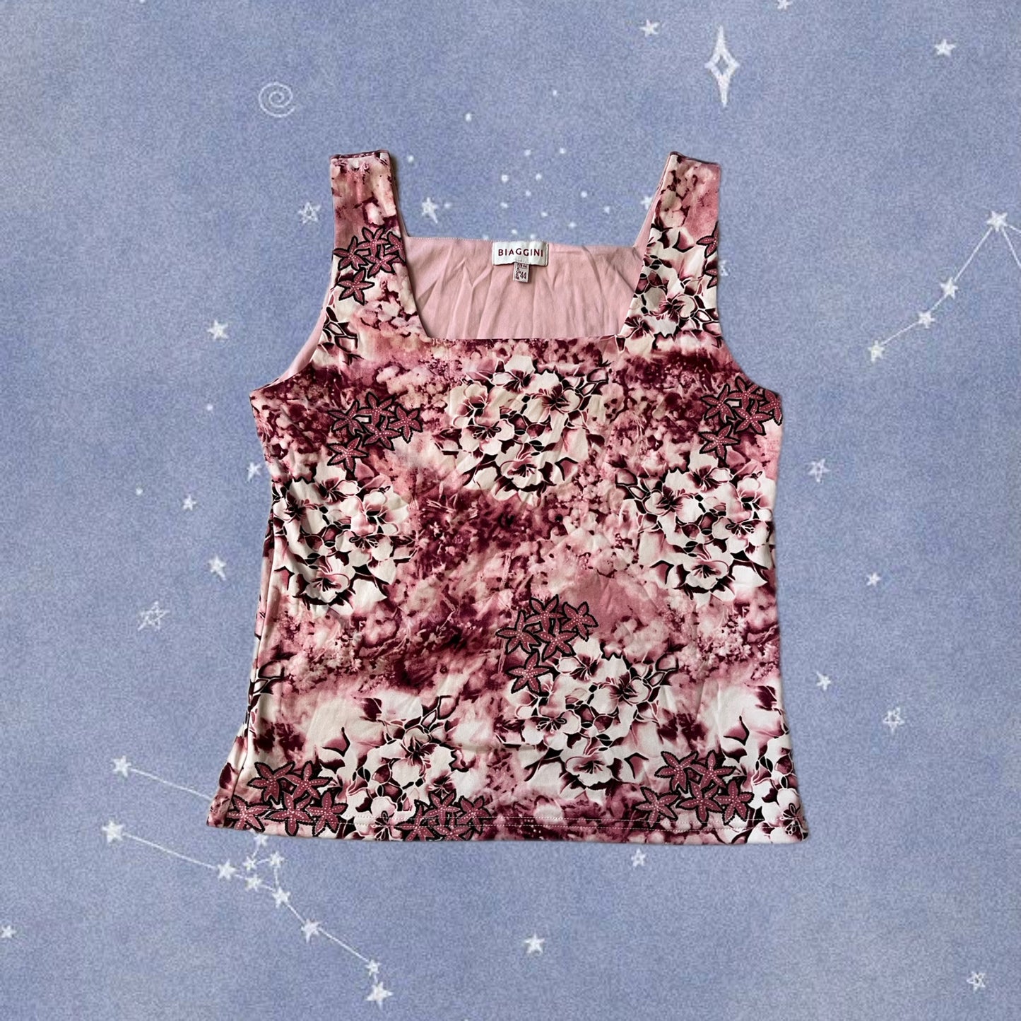 Pink Floral Top - UK 10