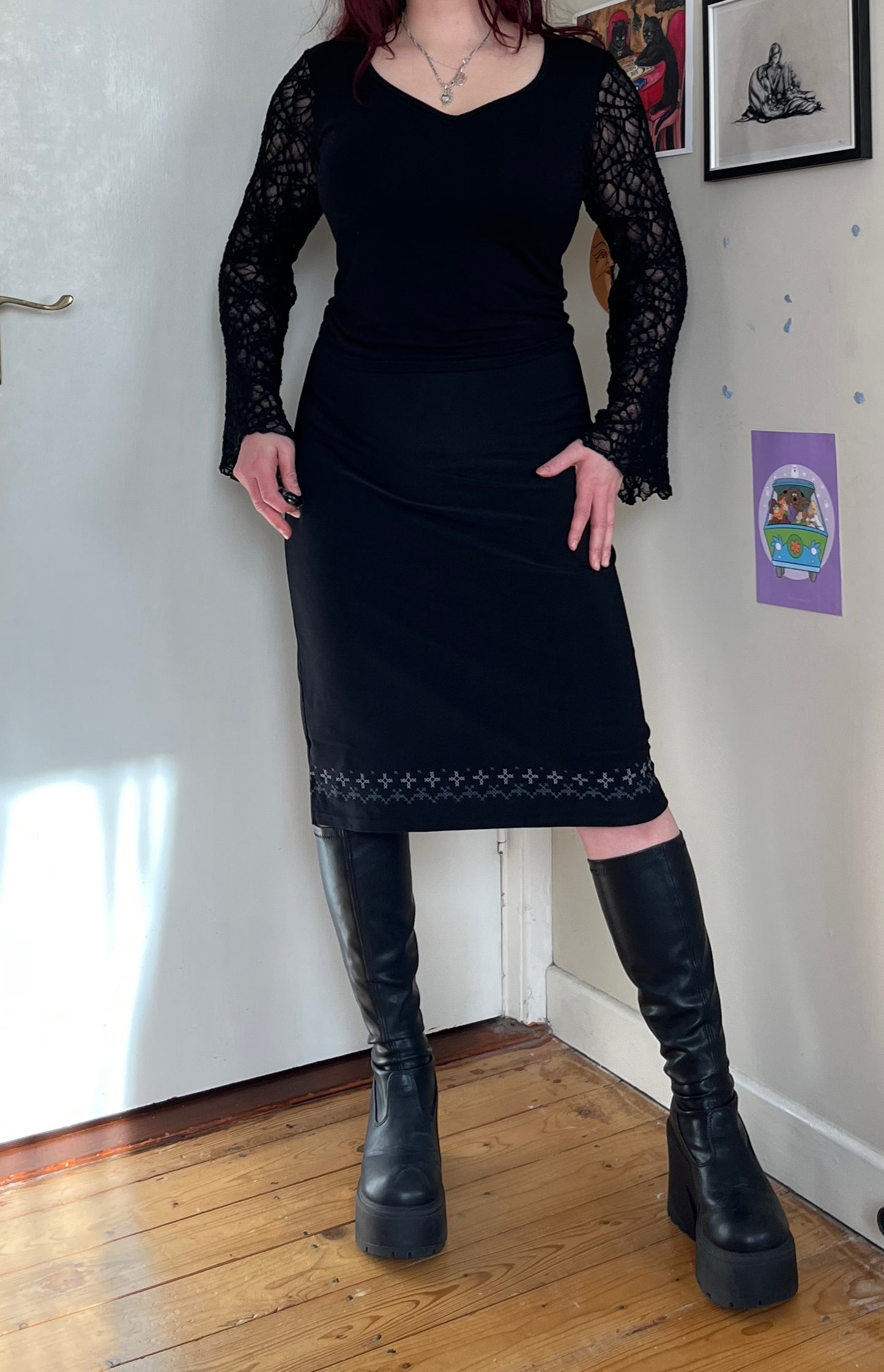 Hennes Cross Skirt UK 10-12