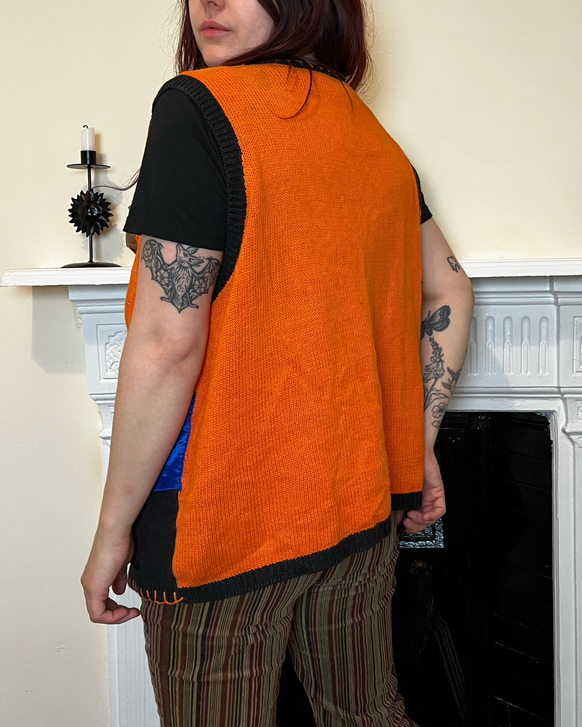 Halloween Town 1990s Halloween Sweater Vest M