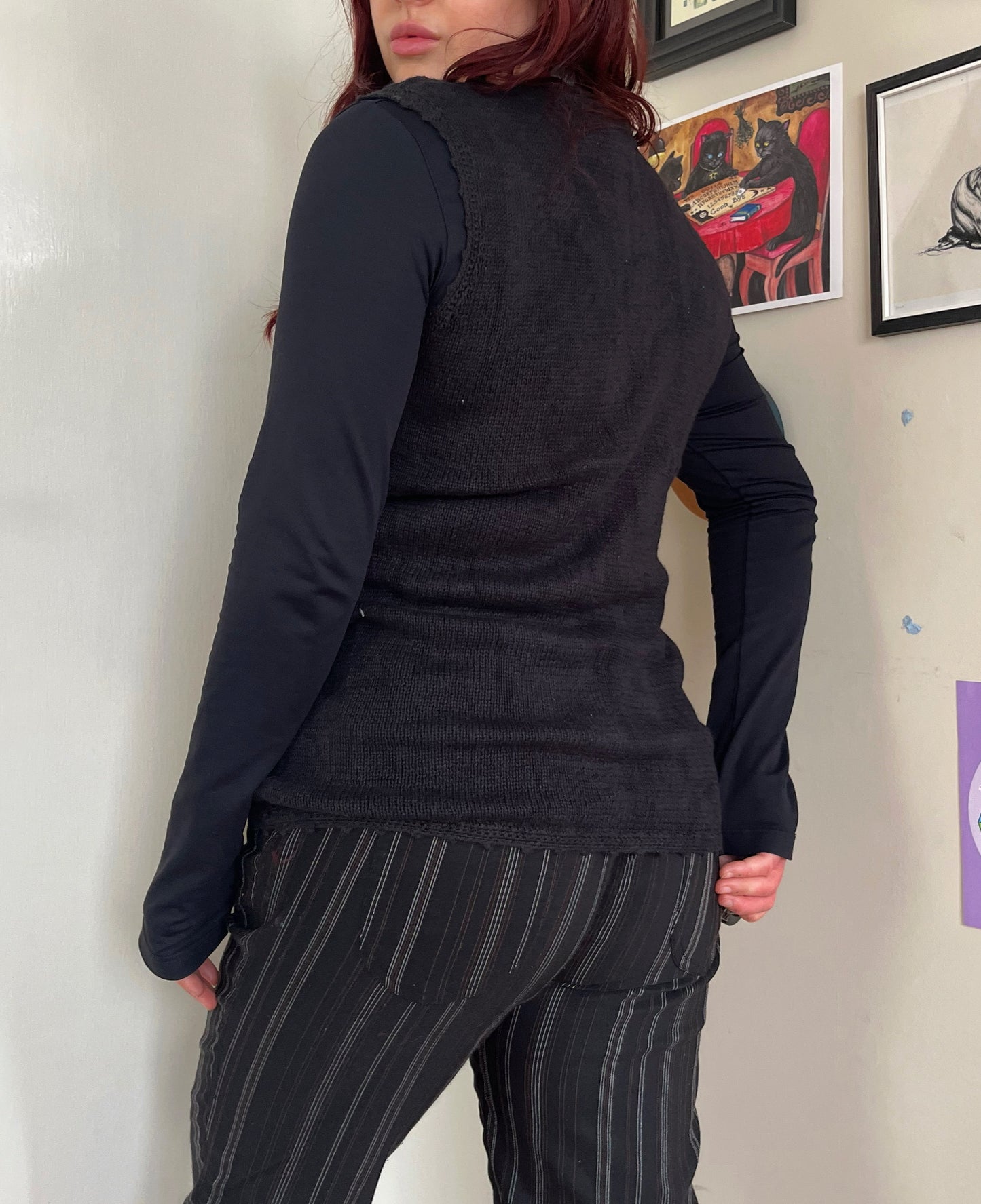 Coven 1990s Halloween Sweater Vest S