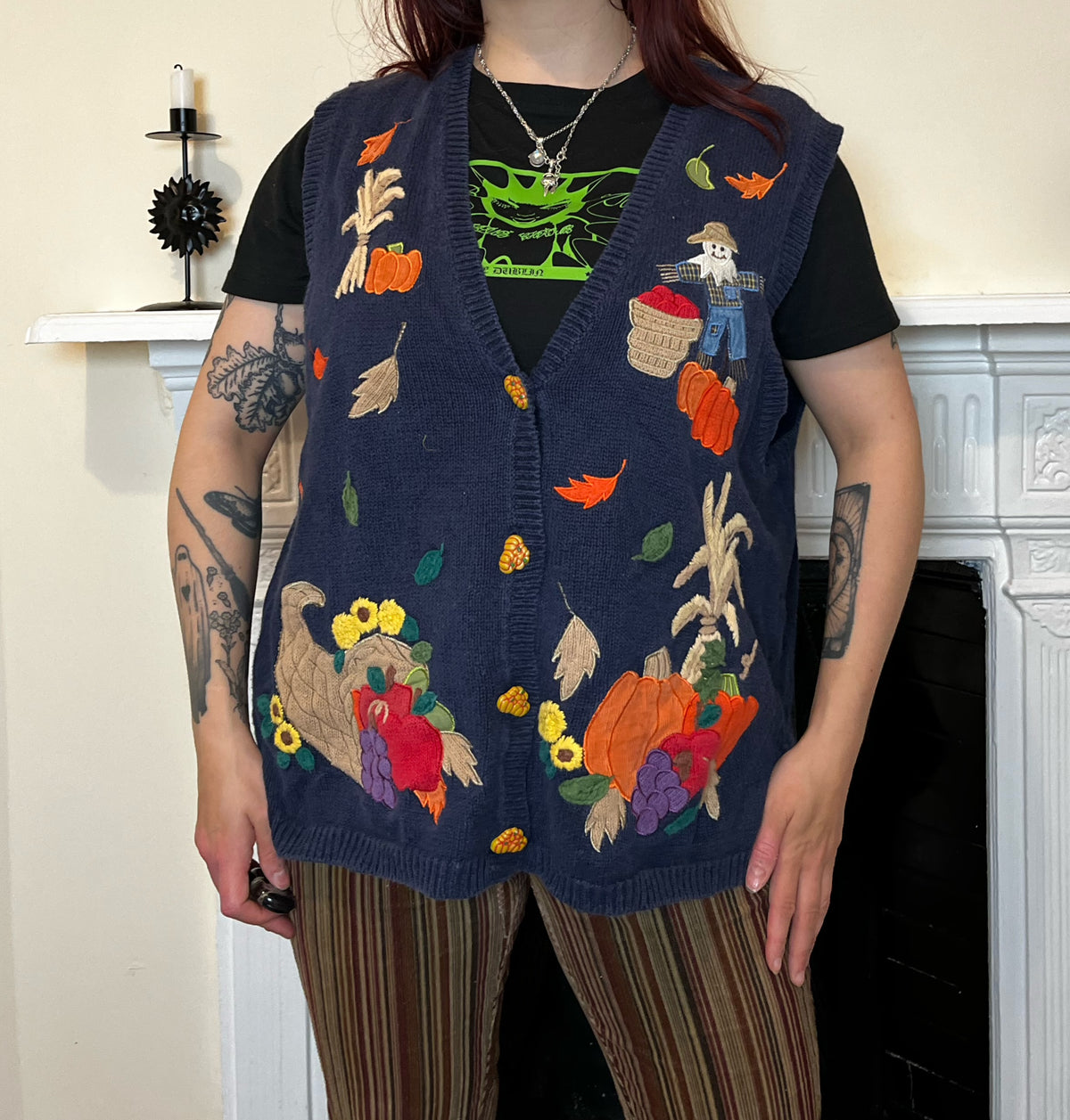 Cornucopia Sweater Vest XL