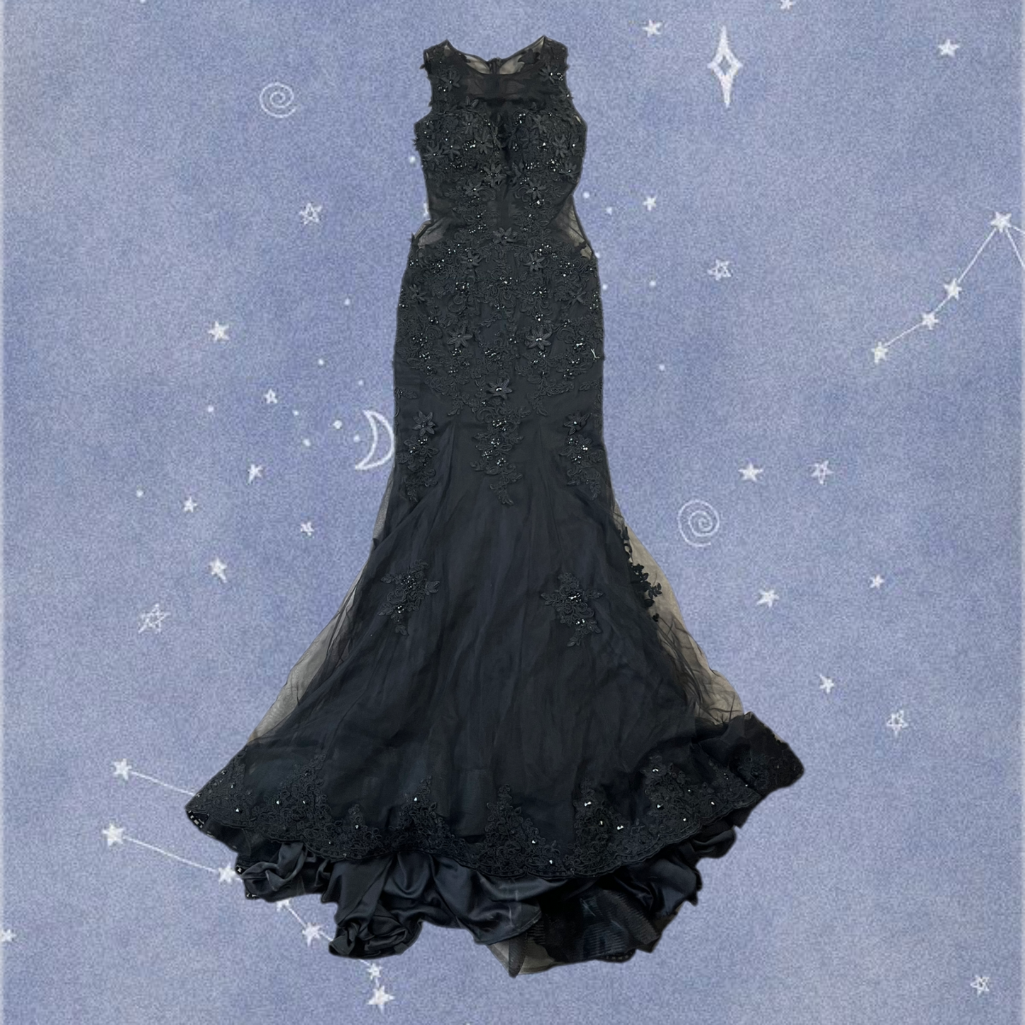 Gothic Wedding Dress XS