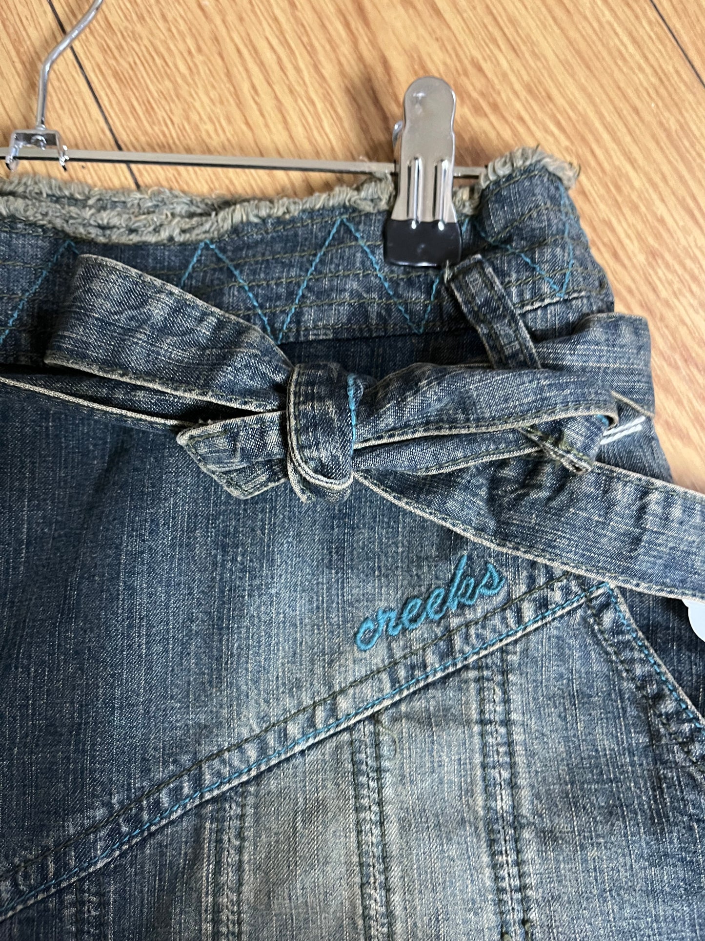Denim Midi Skirt UK 10