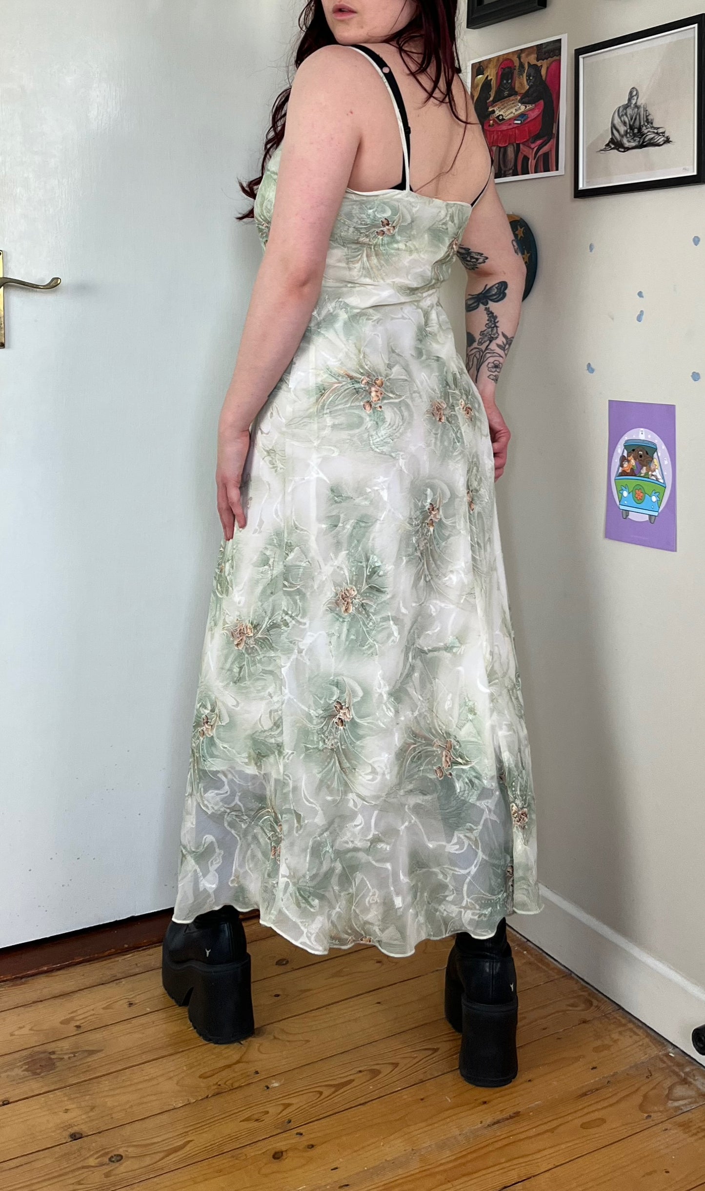 Floral Maxi Dress - UK 10