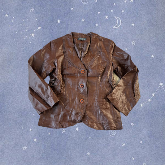 Penney Leather Jacket UK 12-14