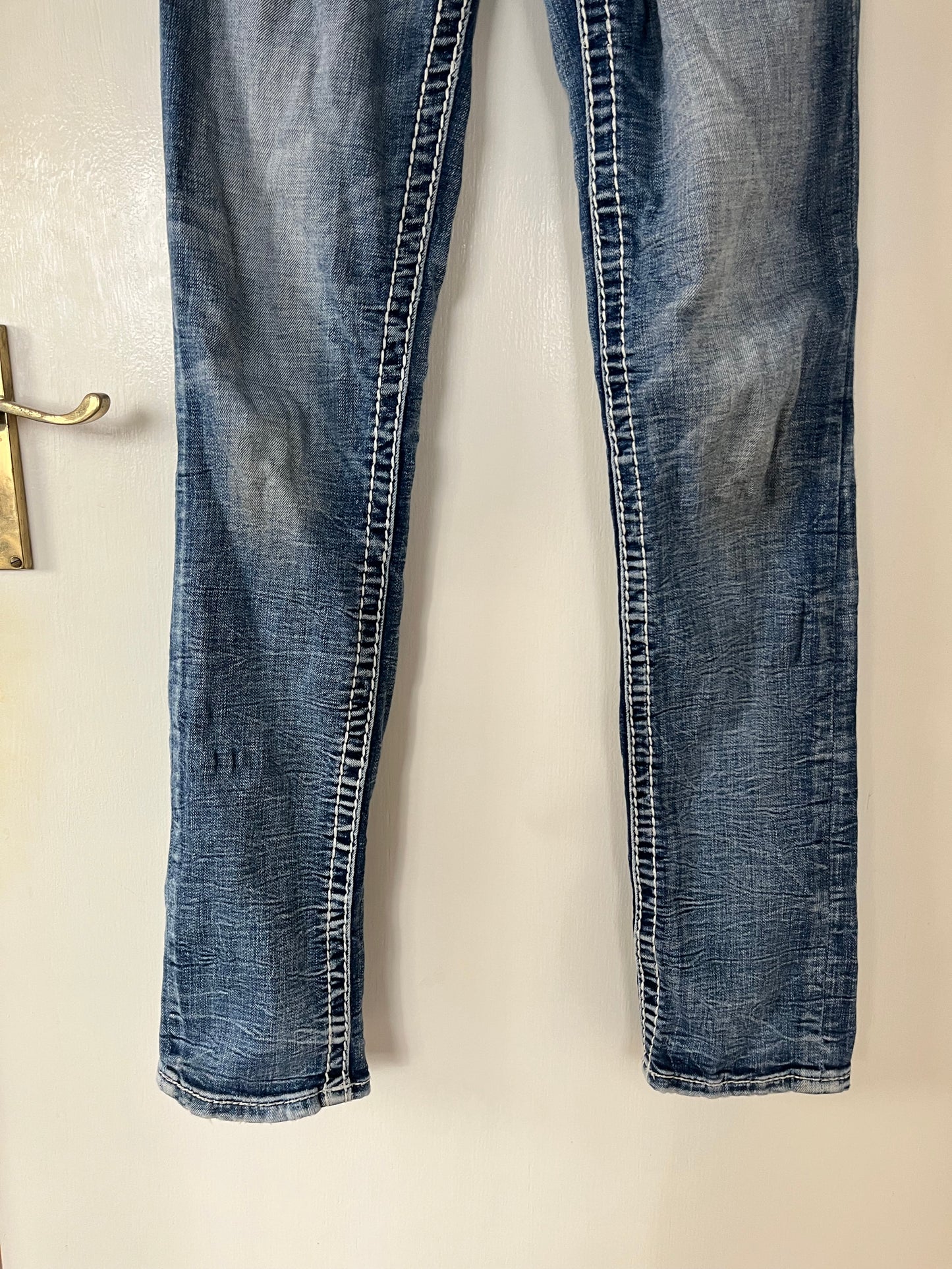 Y2K Rock Revival Jeans UK 6-8